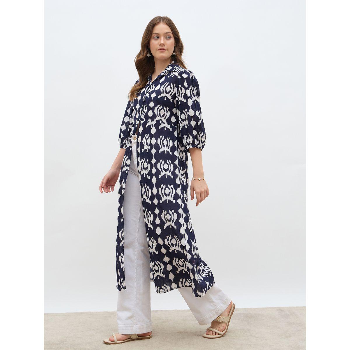 Styli Regular Fit Printed Maxi Abaya-women-arabicclothing-abayas-image-3