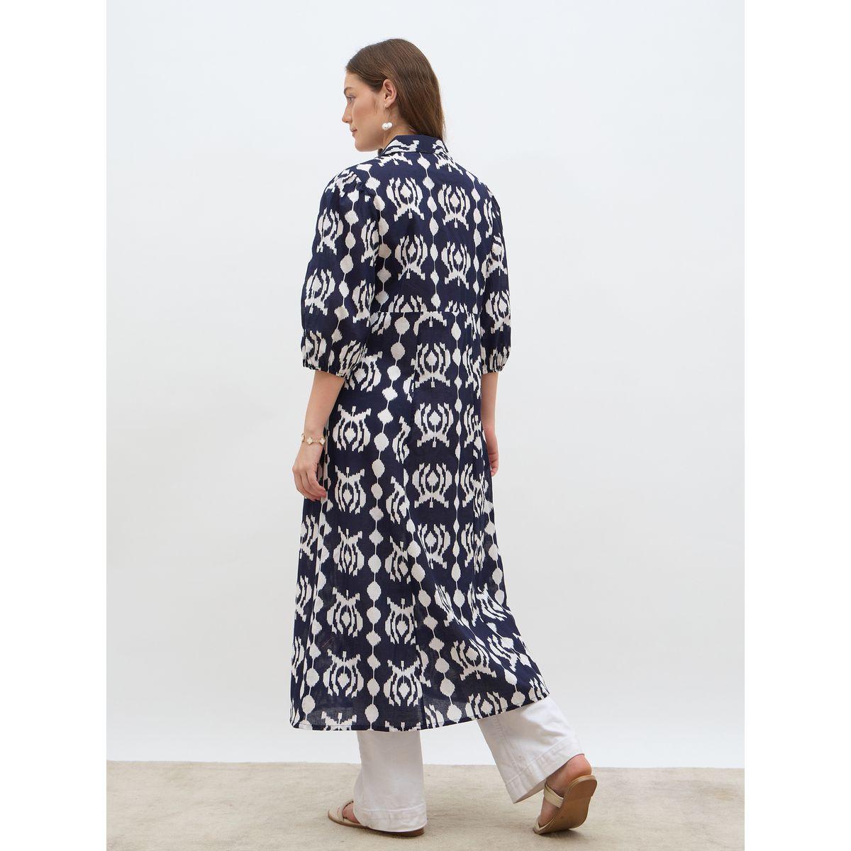 Styli Regular Fit Printed Maxi Abaya-women-arabicclothing-abayas-image-5