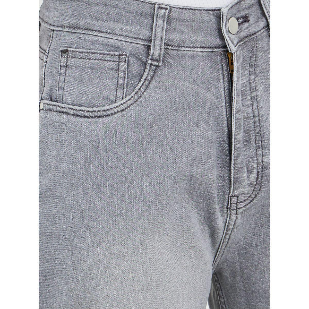 Styli High Rise Kick Flare Jeans with Raw-Edge Hem-women-clothing-bottoms-jeans-image-3