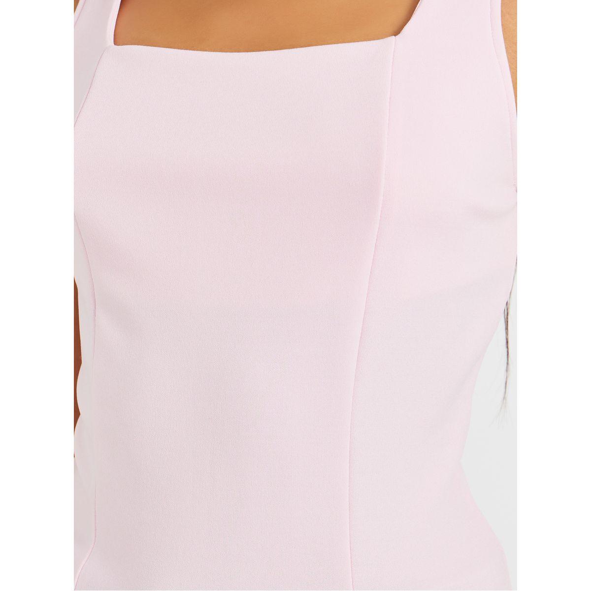 بلوزة سادة بحمالات وياقة مربعة-women-clothing-shirtsandblouses-blouses-image-2