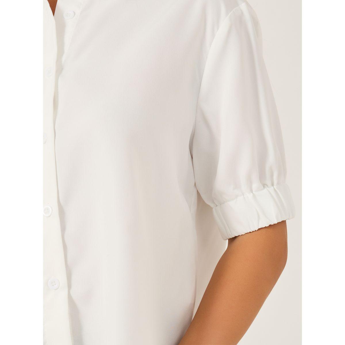 بلوزة سادة بقصة بوكسي وياقة سبريد-women-clothing-shirtsandblouses-shirts-image-3