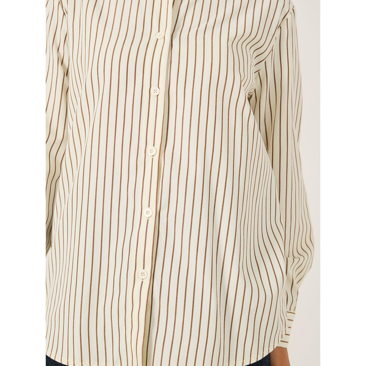 Styli Striped Spread Collar Regular Fit Shirt-women-clothing-shirtsandblouses-shirts-image-4