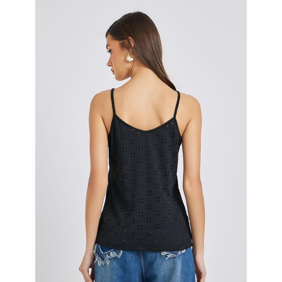 بلوزة بتفاصيل مُطرزة مع حمالات-women-clothing-tshirts-image-5