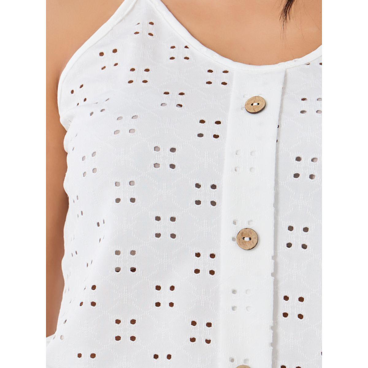 Styli Embroidered Buttoned Strappy Cami Top-women-clothing-tshirts-image-4