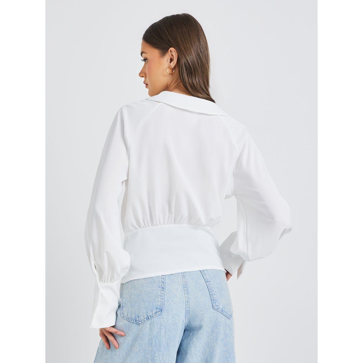 بلوزة بنمط لف وأكمام طويلة-women-clothing-shirtsandblouses-blouses-image-5