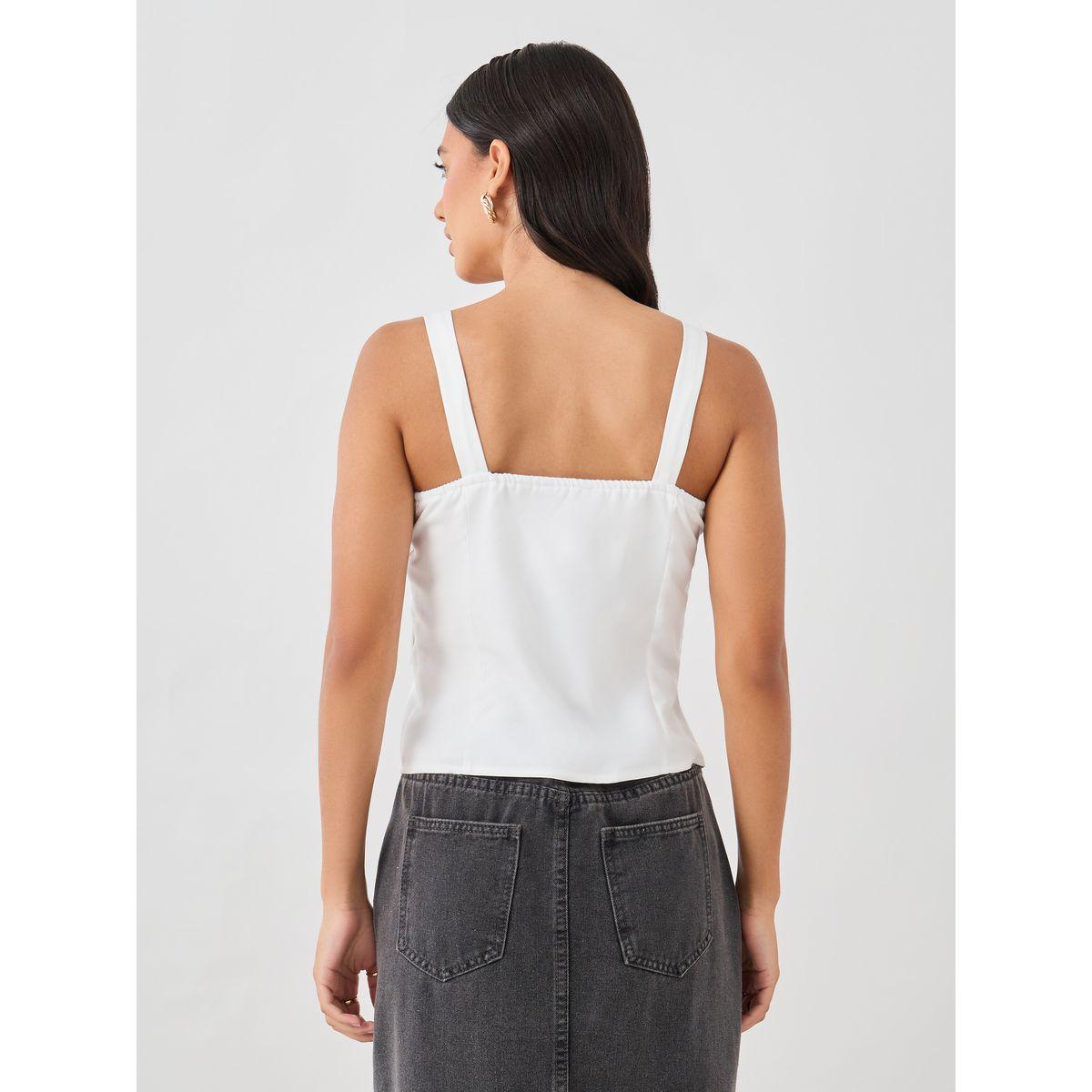 معطف بحافة غير متماثلة مع حمالات وأزرار-women-clothing-coatsandjackets-waistcoats-image-5