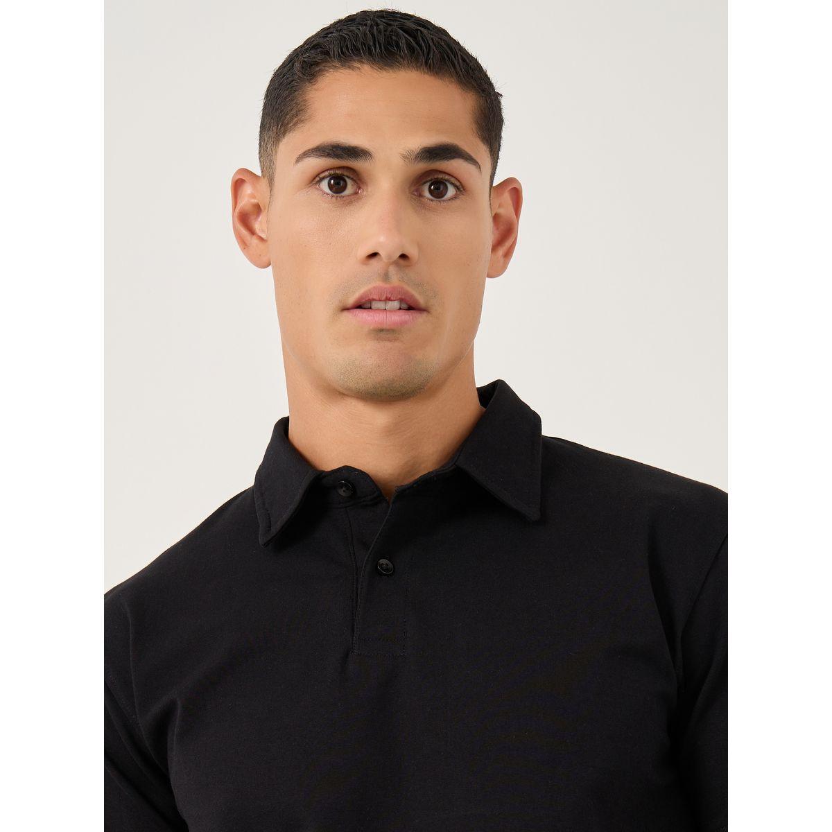 Styli Solid Smart Stretch Cotton Polo T-Shirt-men-clothing-tshirtsandpolos-polos-image-3