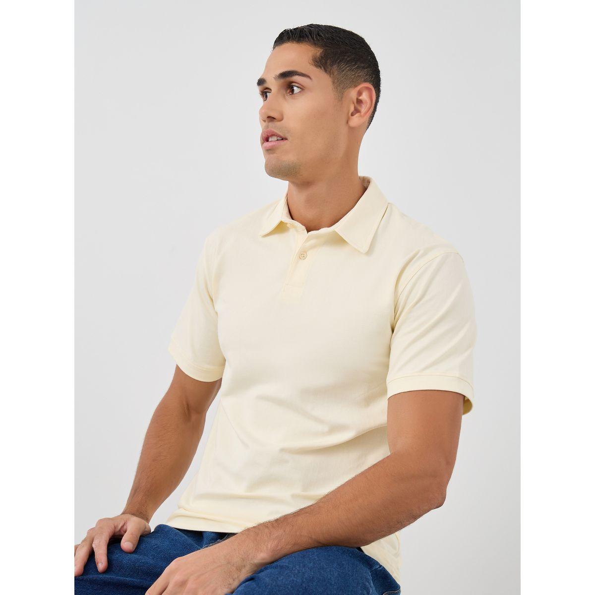 Styli Solid Smart Stretch Cotton Polo T-Shirt-men-clothing-tshirtsandpolos-polos-image-1