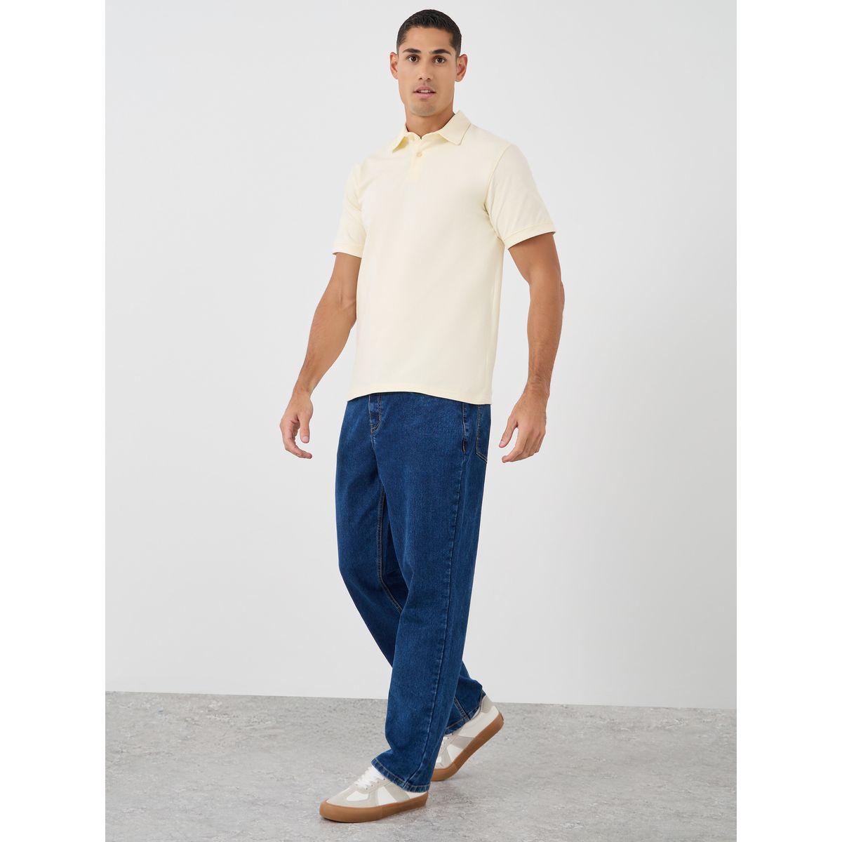Styli Solid Smart Stretch Cotton Polo T-Shirt-men-clothing-tshirtsandpolos-polos-image-2
