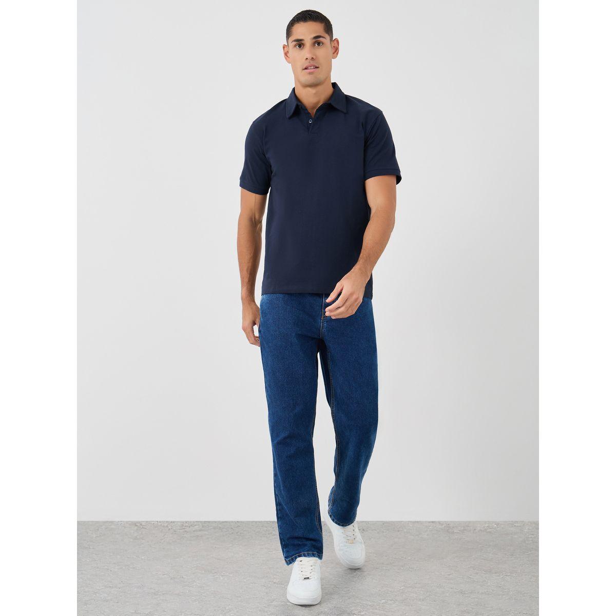 Styli Solid Smart Stretch Cotton Polo T-Shirt-men-clothing-tshirtsandpolos-polos-image-2