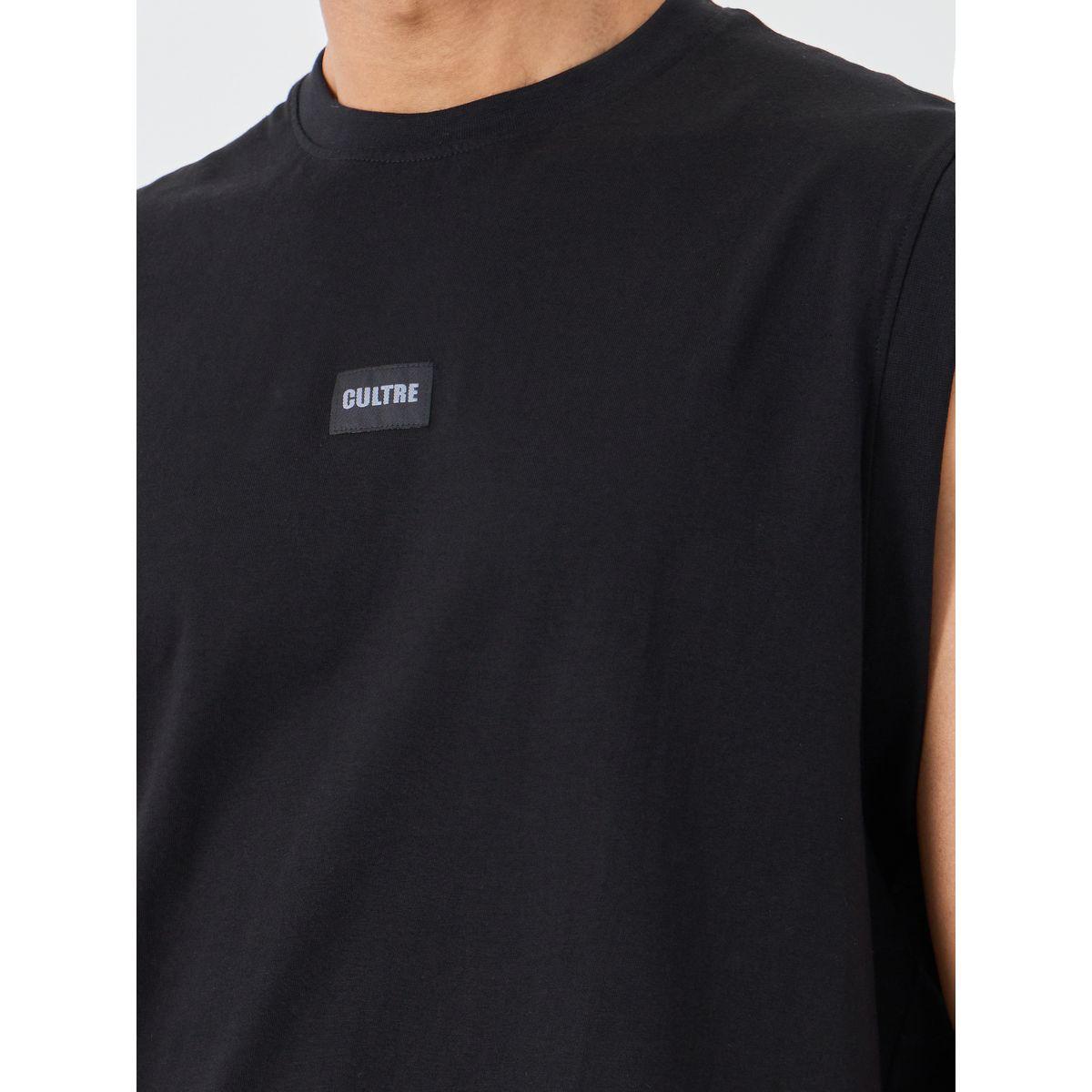 تيشيرت كت منسوج مزين بشارة-men-clothing-tshirtsandpolos-tshirts-image-4