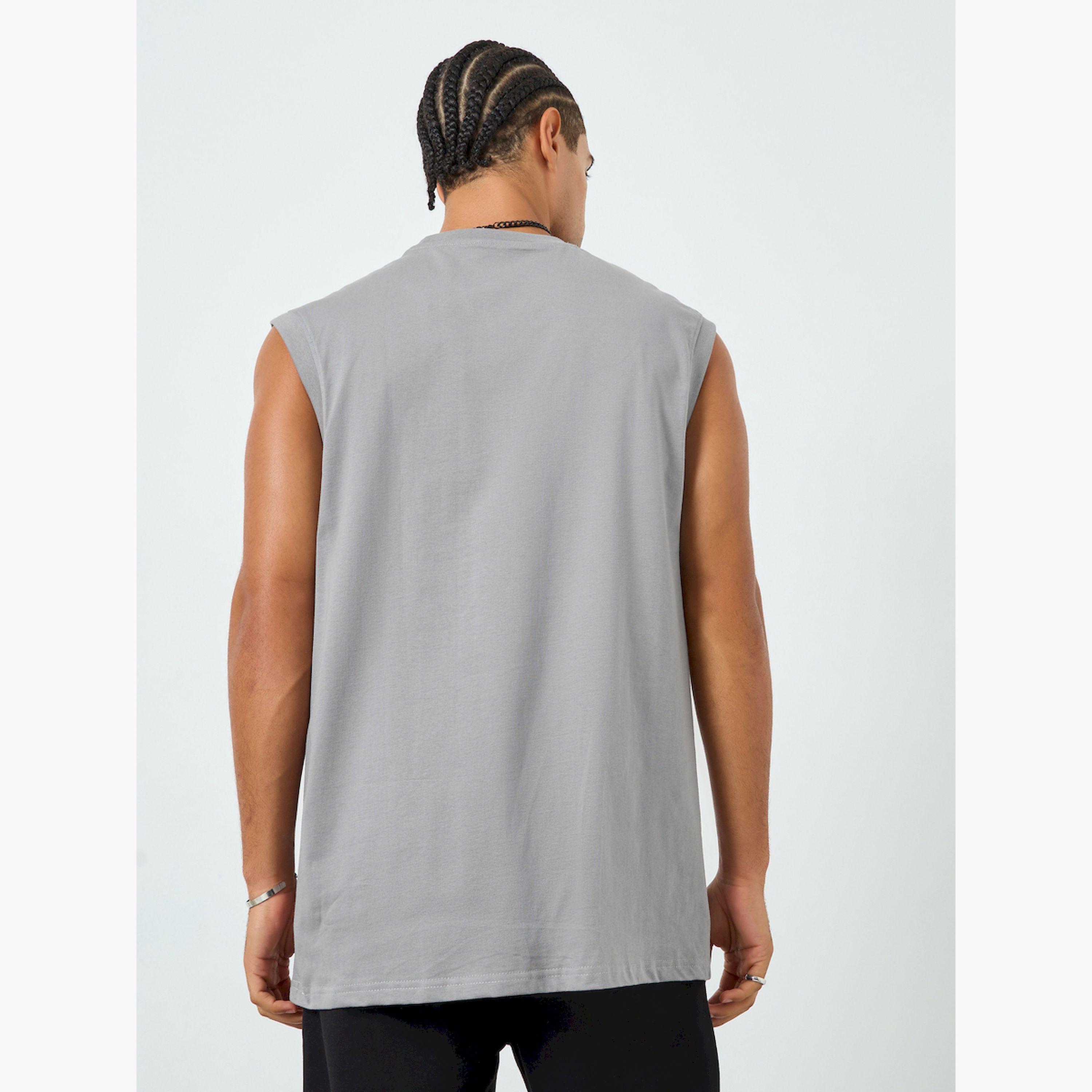 تيشيرت كت منسوج مزين بشارة-men-clothing-tshirtsandpolos-tshirts-image-4