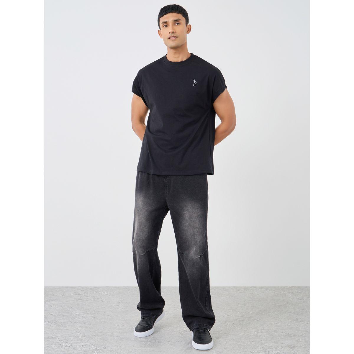 Styli Minimal Print Crew Neck T-Shirt-men-clothing-tshirtsandpolos-tshirts-image-2