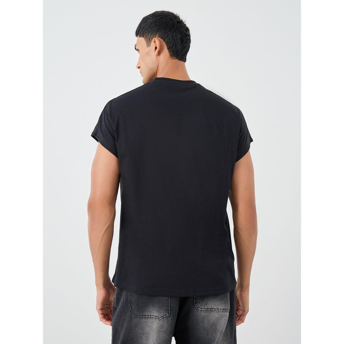 Styli Minimal Print Crew Neck T-Shirt-men-clothing-tshirtsandpolos-tshirts-image-4