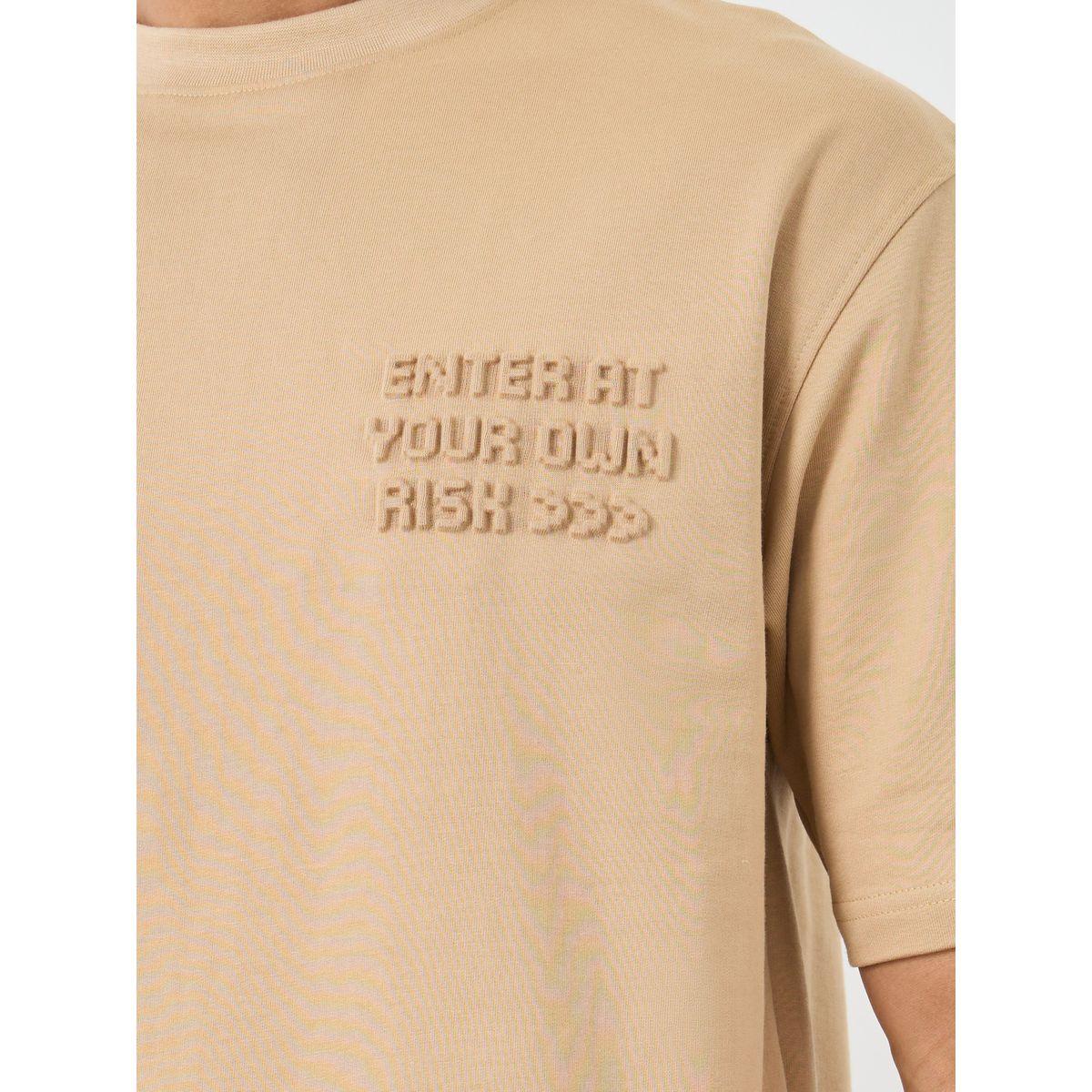Styli Embossed Print Terry Oversized T-Shirt-men-clothing-tshirtsandpolos-tshirts-image-3