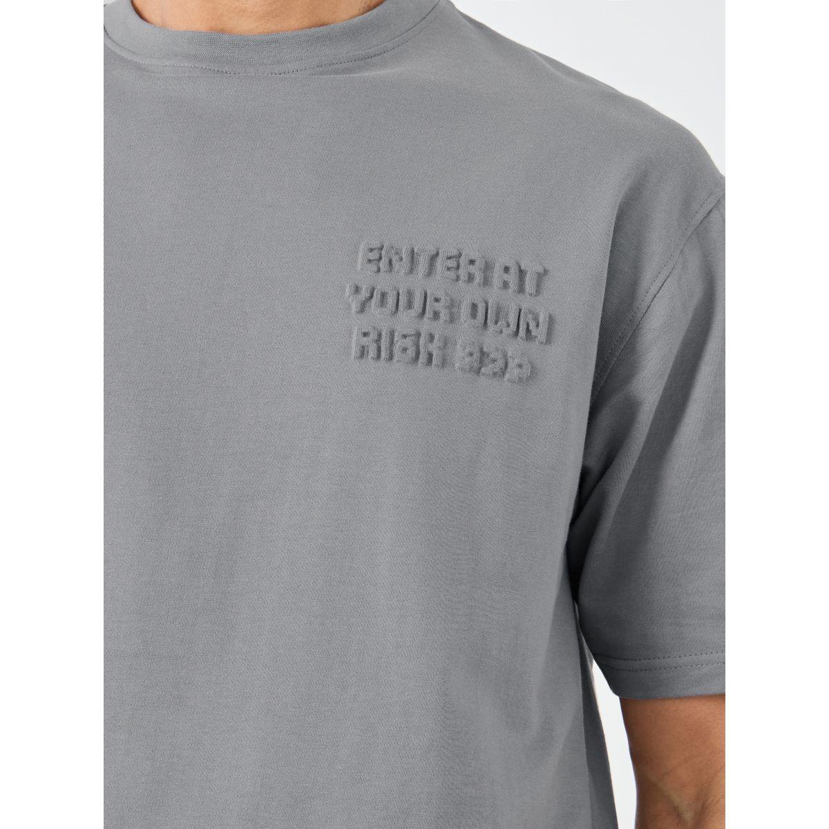 Styli Embossed Print Terry Oversized T-Shirt-men-clothing-tshirtsandpolos-tshirts-image-3