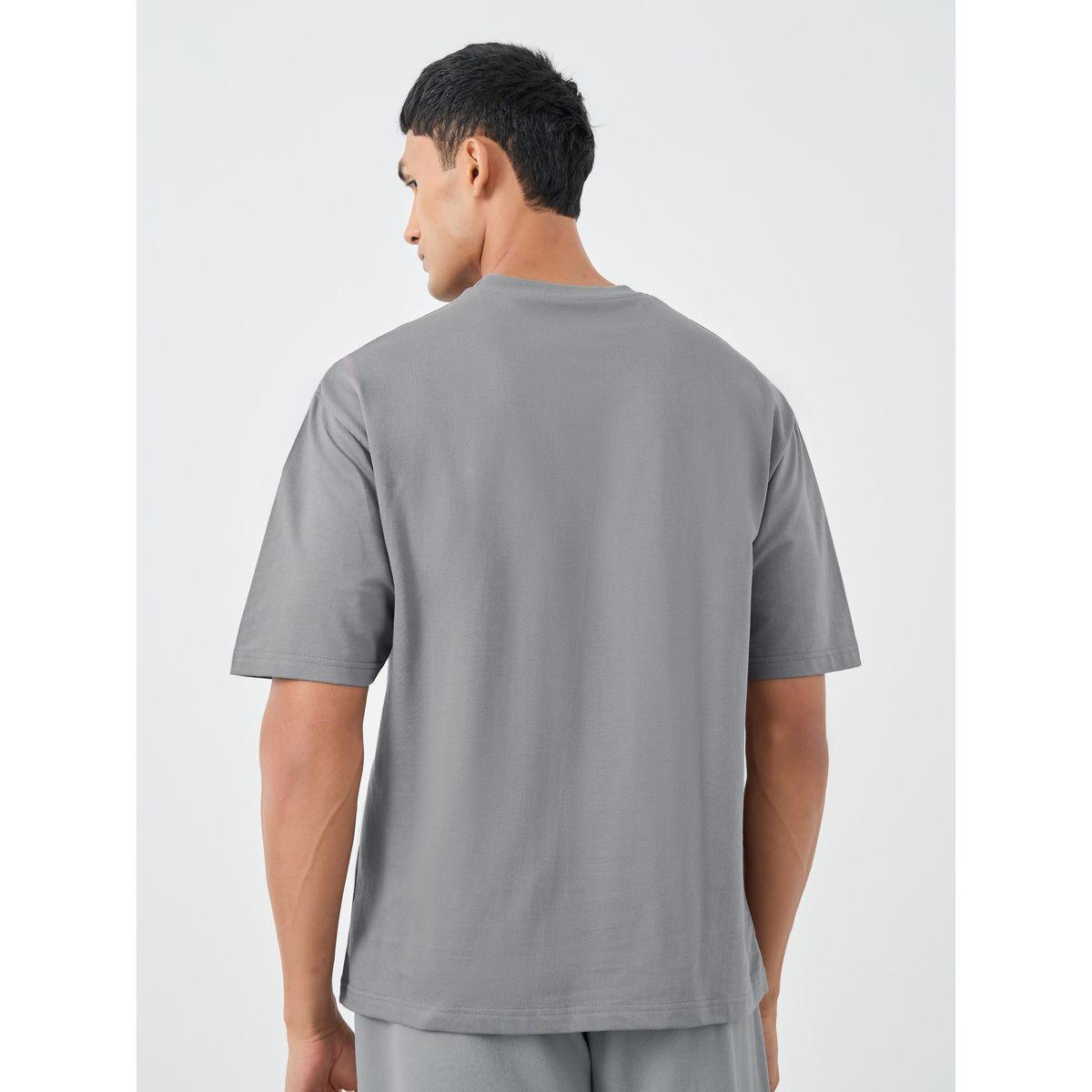 Styli Embossed Print Terry Oversized T-Shirt-men-clothing-tshirtsandpolos-tshirts-image-4