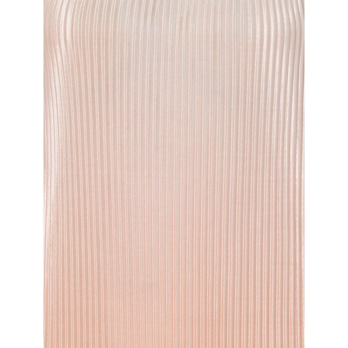 Styli Orange Pleated Sleeveless Halter Neck Maxi Dress-women-clothing-dresses-image-4