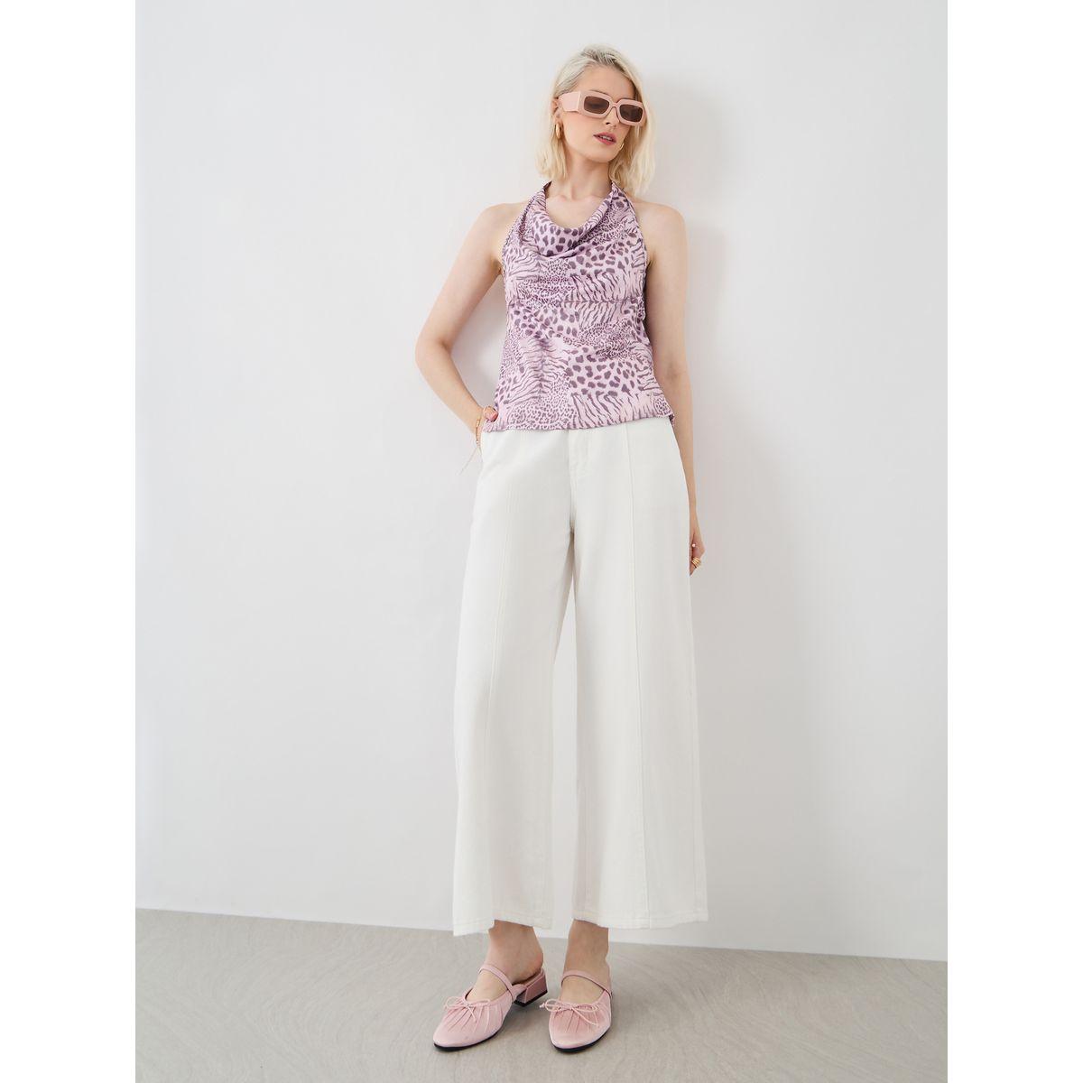 Styli Printed Halter Neck Sleeveless Top-women-clothing-tshirts-image-3