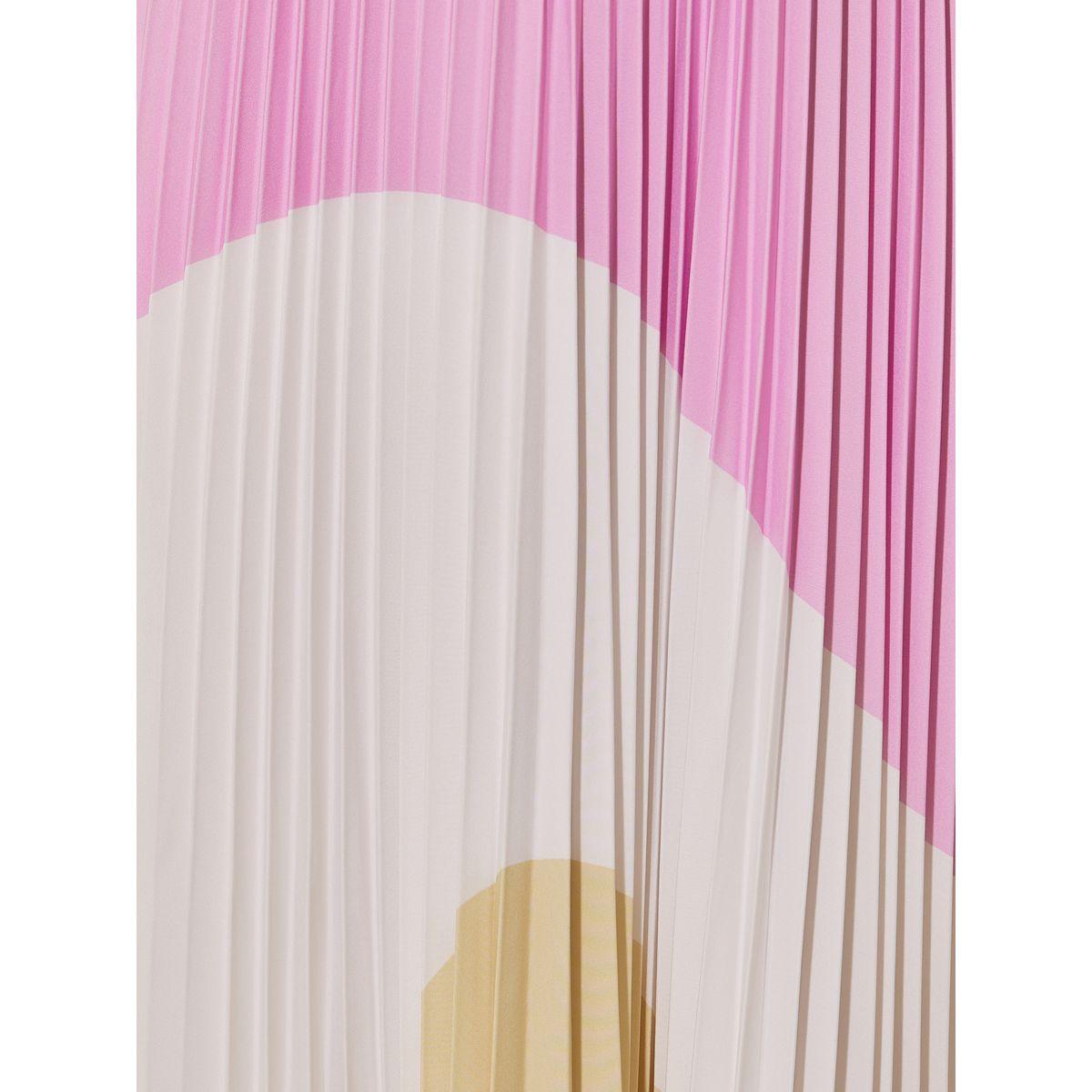 Styli Color Block Pleated A-Line Midi Skirt-women-clothing-bottoms-skirts-image-3