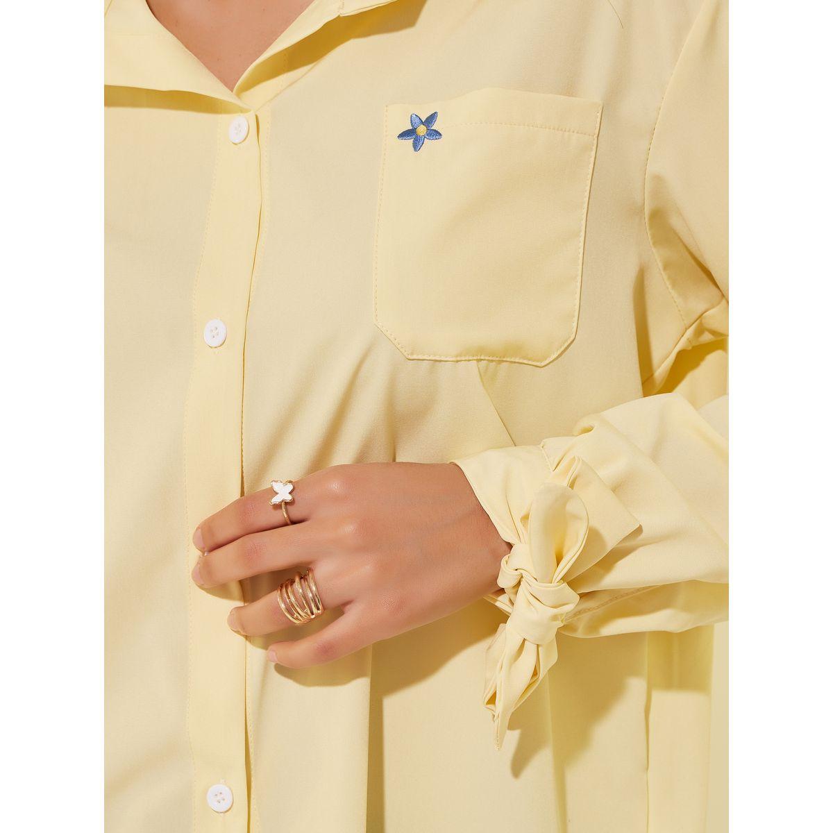 بلوزة فضفاضة بتفاصيل مُطرّزة وربطة فيونكة-women-clothing-shirtsandblouses-shirts-image-4