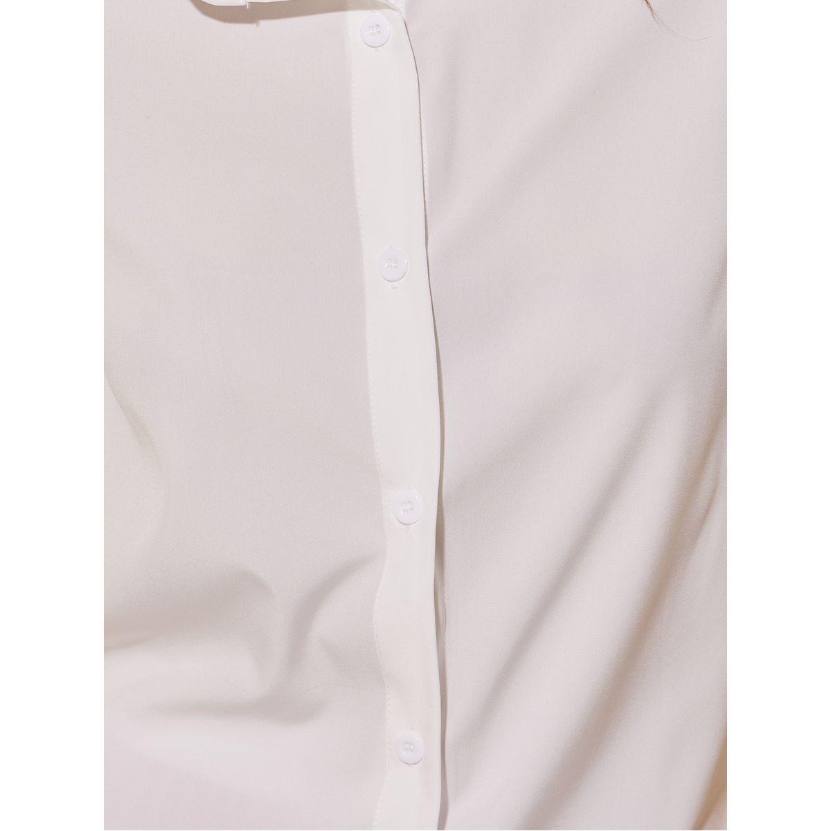 بلوزة سادة بقصة عادية وأكمام قصيرة-women-clothing-shirtsandblouses-shirts-image-4