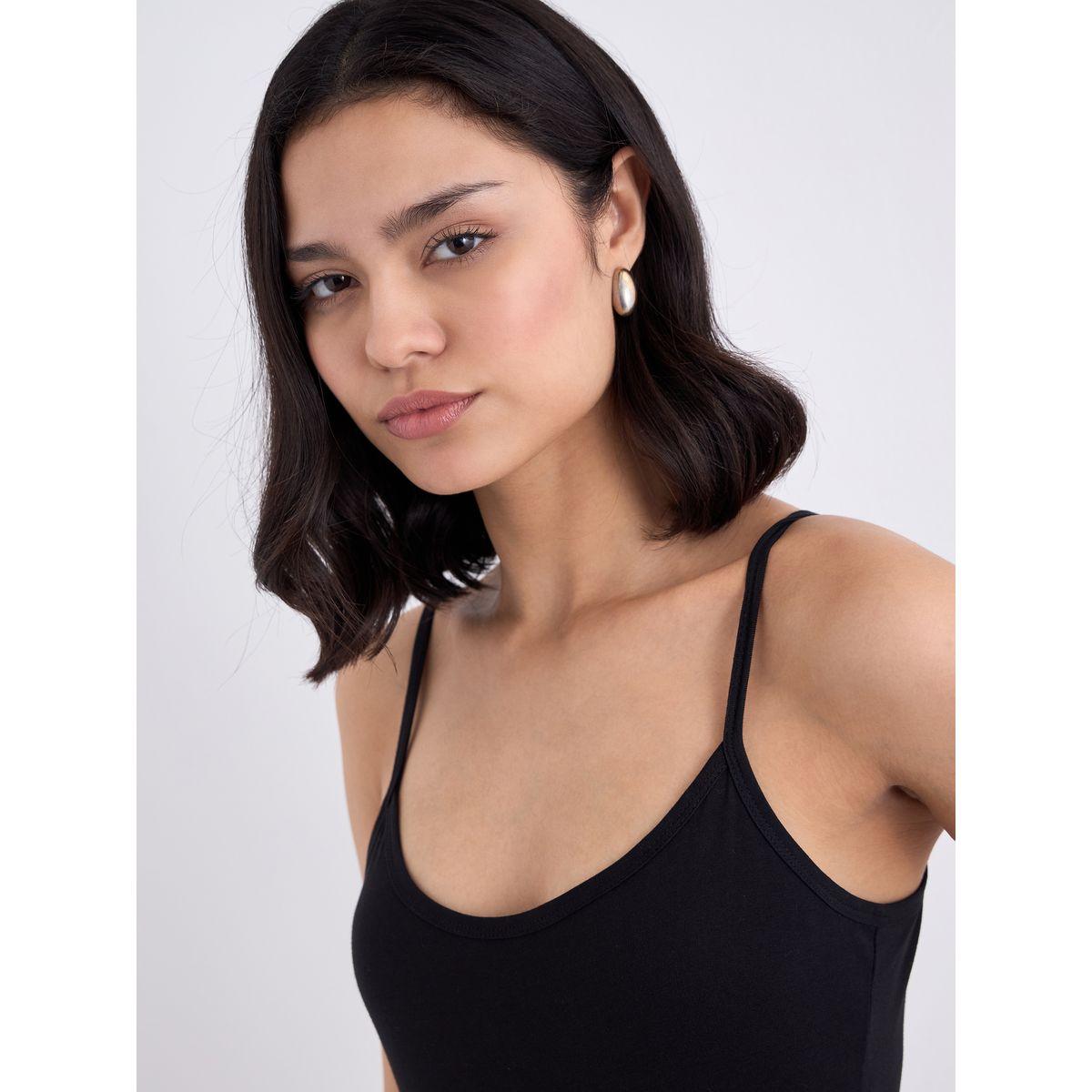 Styli Black Strappy Jersey Bodysuit-women-clothing-shirtsandblouses-blouses-image-4