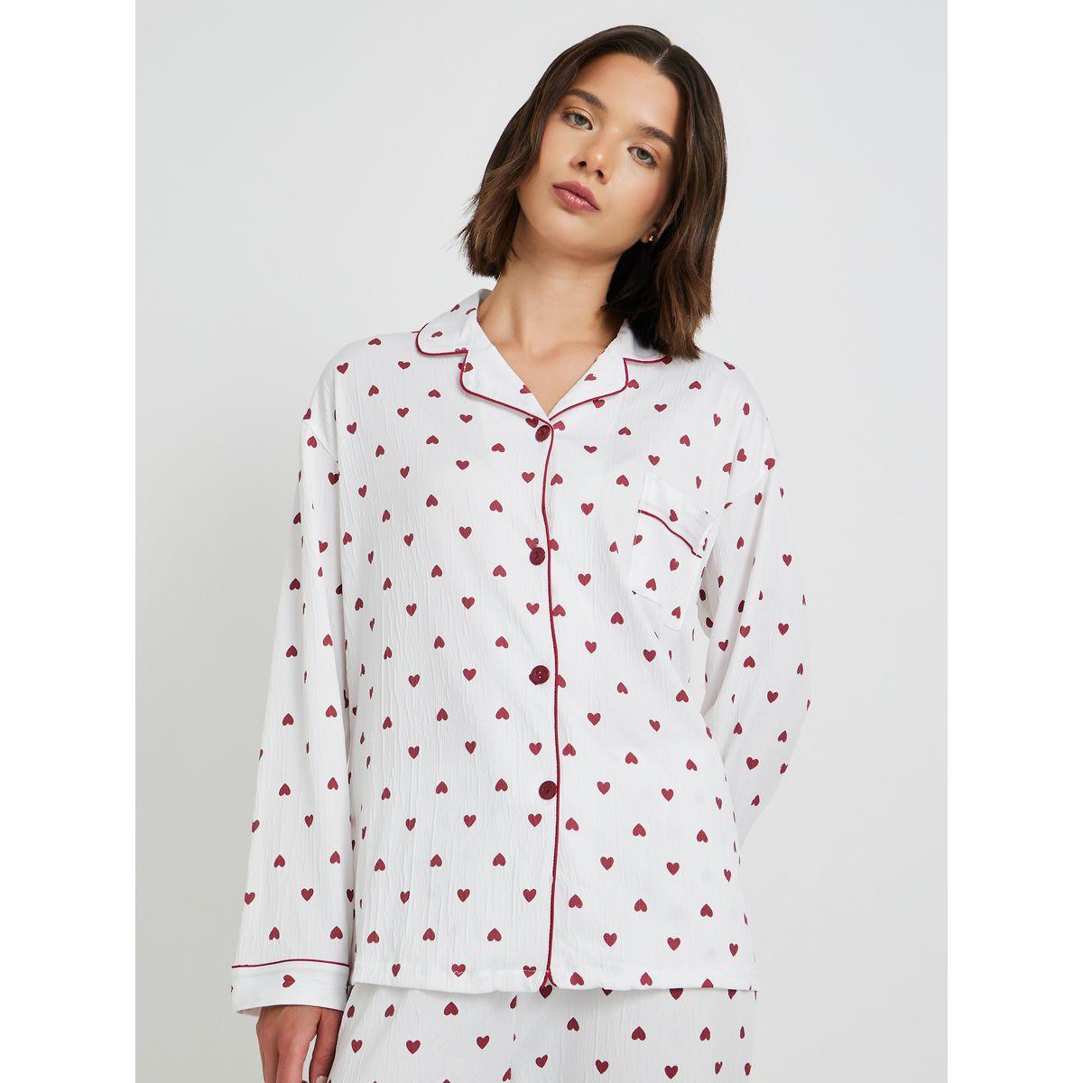 طقم بيجاما من بنطال وبلوزة بأكمام طويلة-women-clothing-nightwear-pyjamas-longsets-image-2