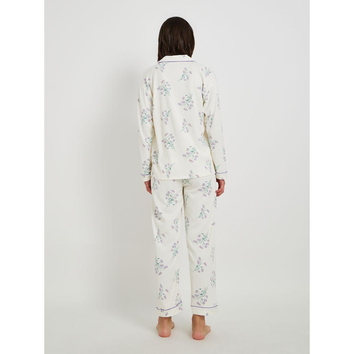 Styli Floral Print Long Sleeve Shirt and Pyjama Set-women-clothing-nightwear-pyjamas-longsets-image-4