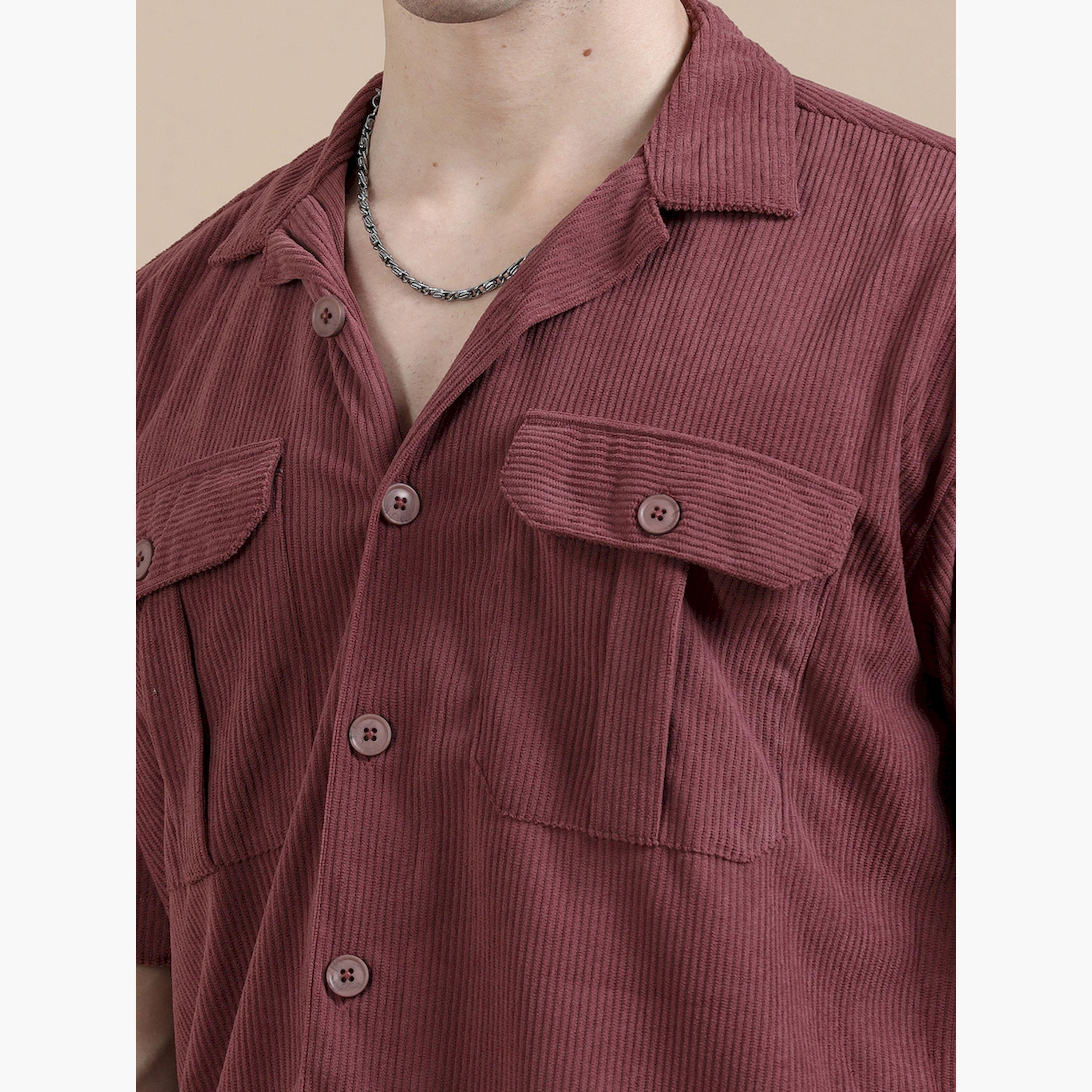 Bushirt X Styli Regular Fit Buttoned Shirt with Pants Co-Ords-men-clothing-coordsets-image-4