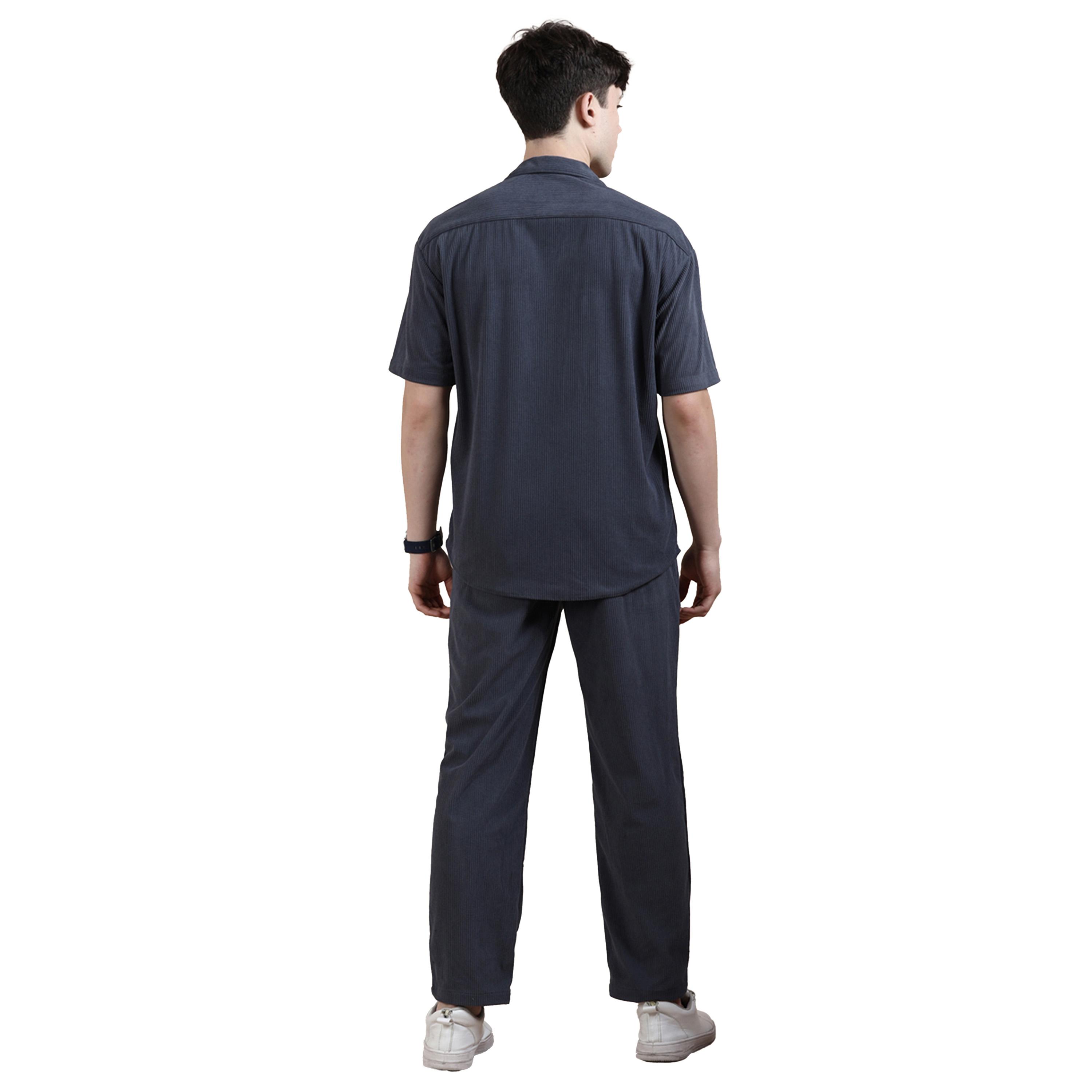 Bushirt X Styli Regular Fit Notch Label Shirt with Pants Co-Ords-men-clothing-coordsets-image-4