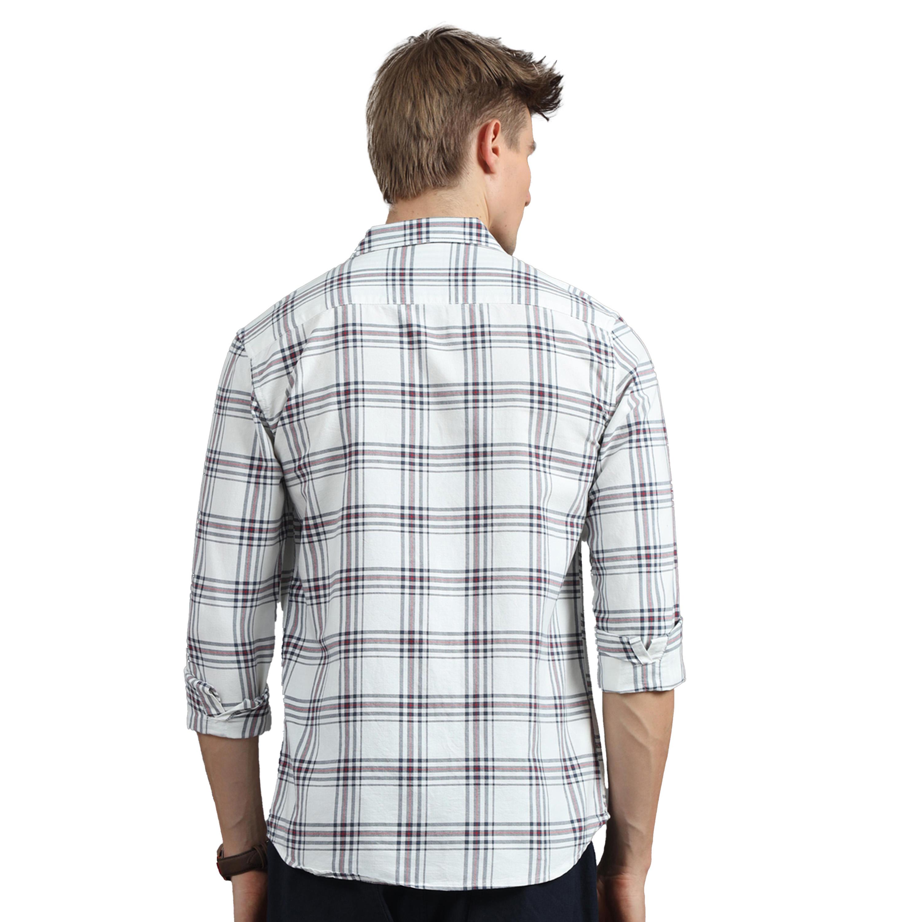 Bushirt X Styli Checked Spread Collar Regular Fit Shirt-men-clothing-shirts-image-4