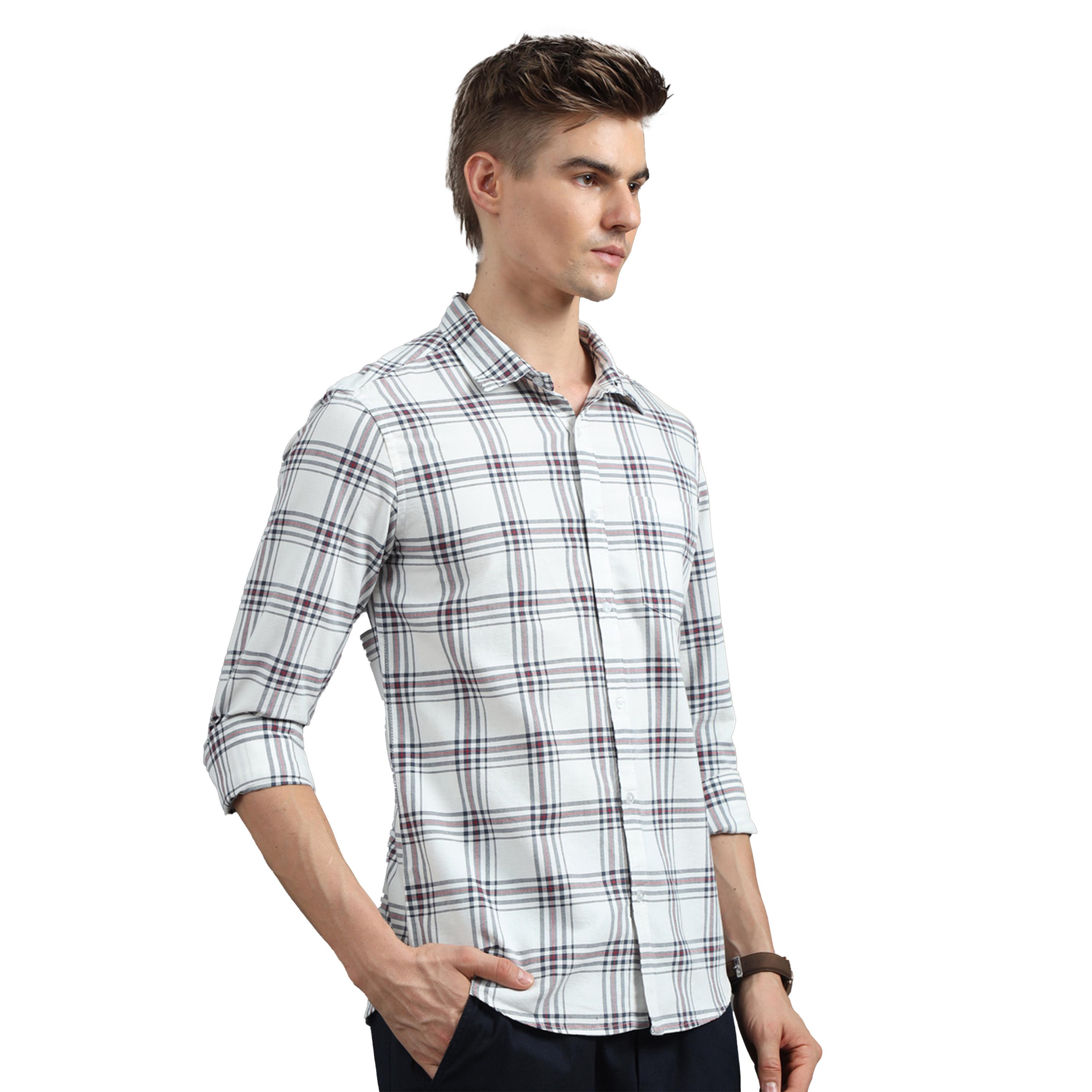 Bushirt X Styli Checked Spread Collar Regular Fit Shirt-men-clothing-shirts-image-6