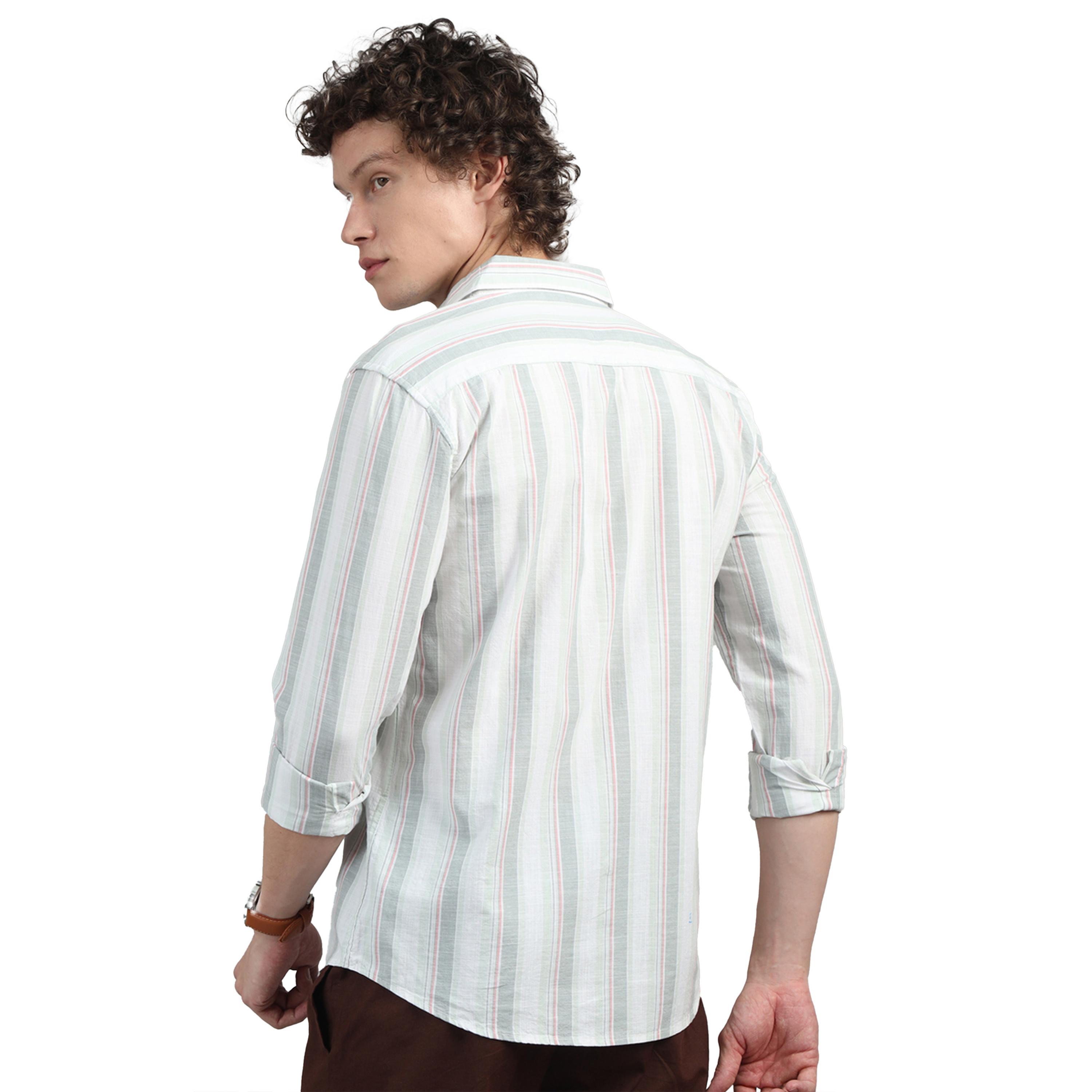 Bushirt X Styli Striped Spread Collar Regular Fit Shirt-men-clothing-shirts-image-5