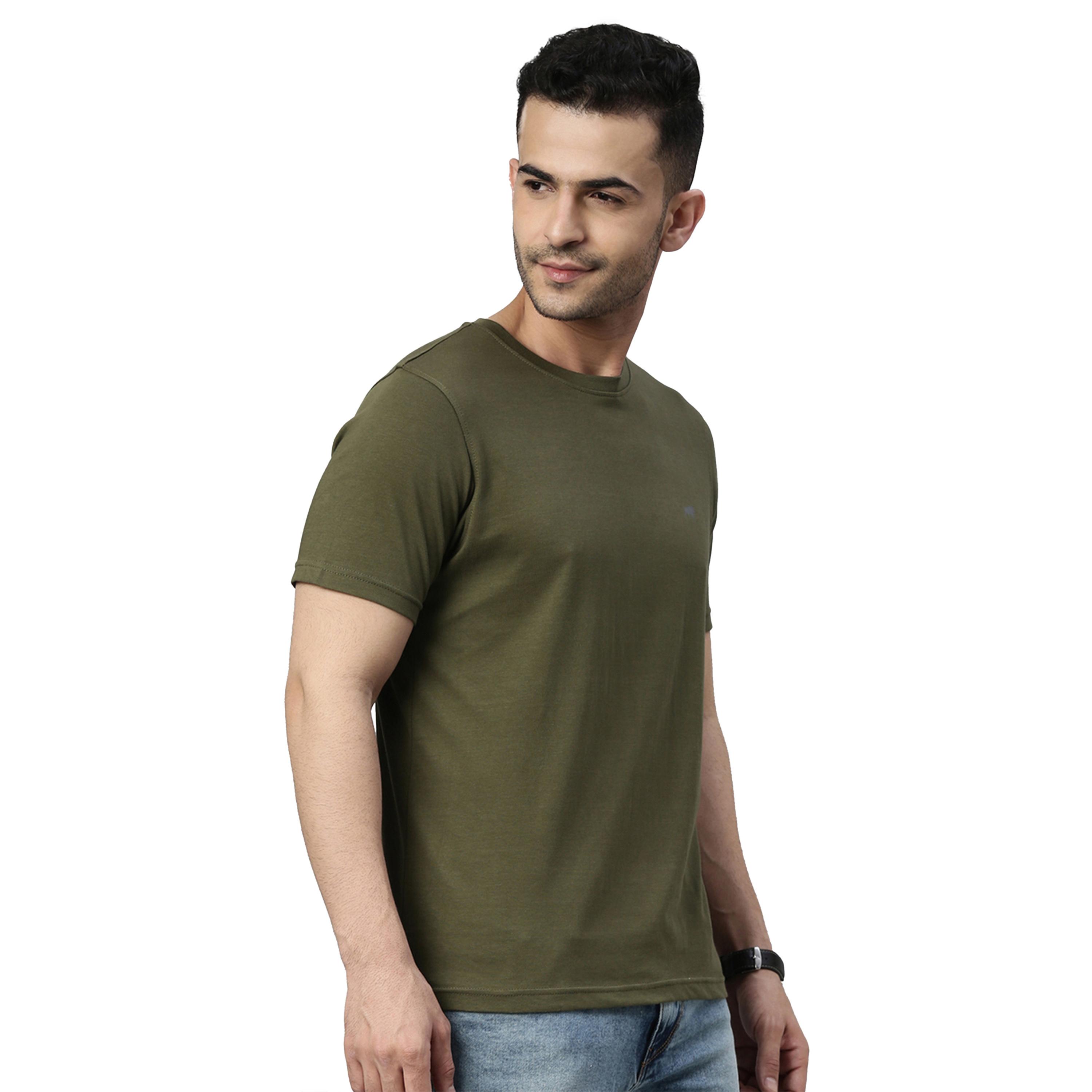 بوشيرت × ستايلي-  تي شيرت سادة ياقة دائرية وقصة عادية-men-clothing-tshirtsandpolos-tshirts-image-3