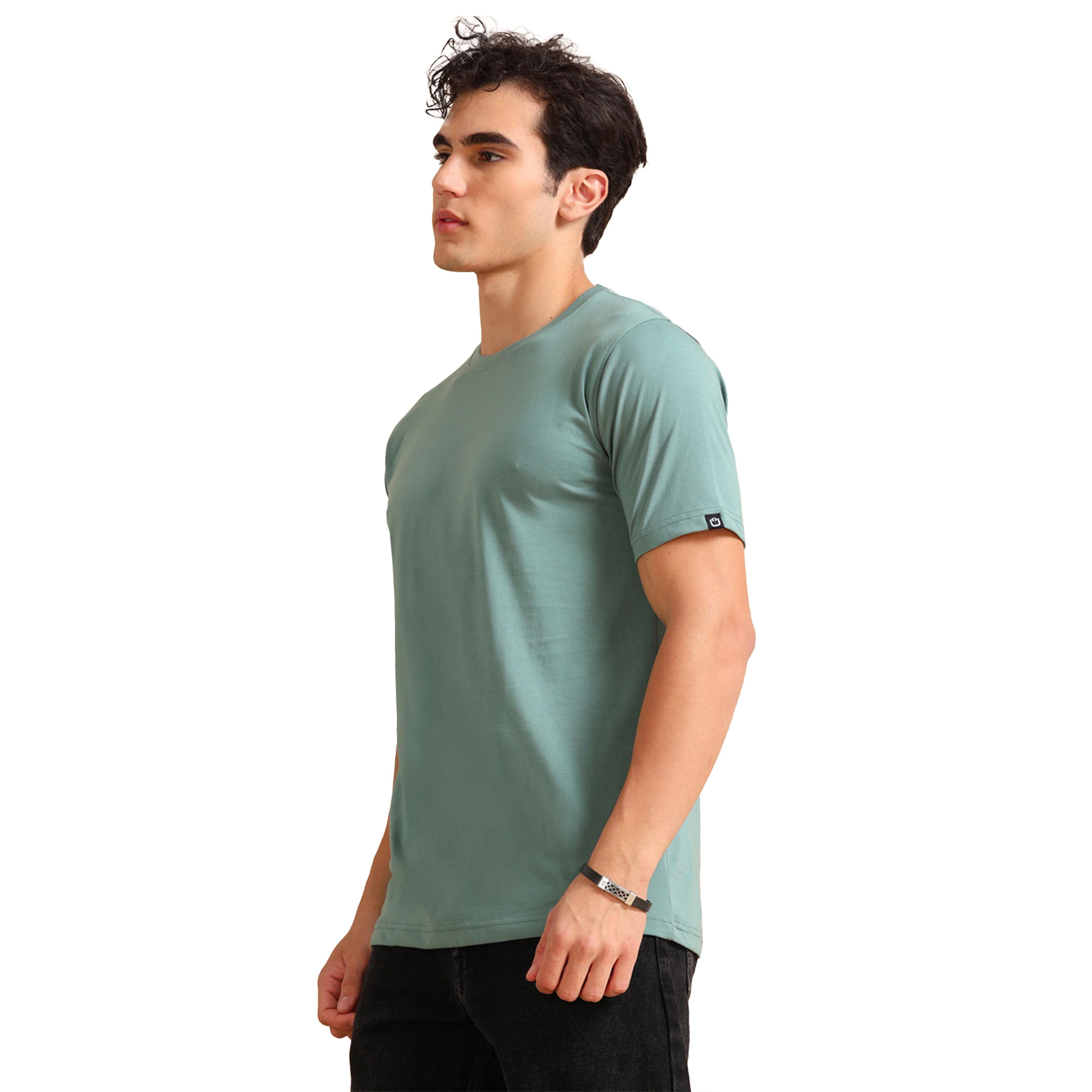 بوشيرت × ستايلي-  تي شيرت سادة بأكمام قصيرة وقصة عادية-men-clothing-tshirtsandpolos-tshirts-image-3