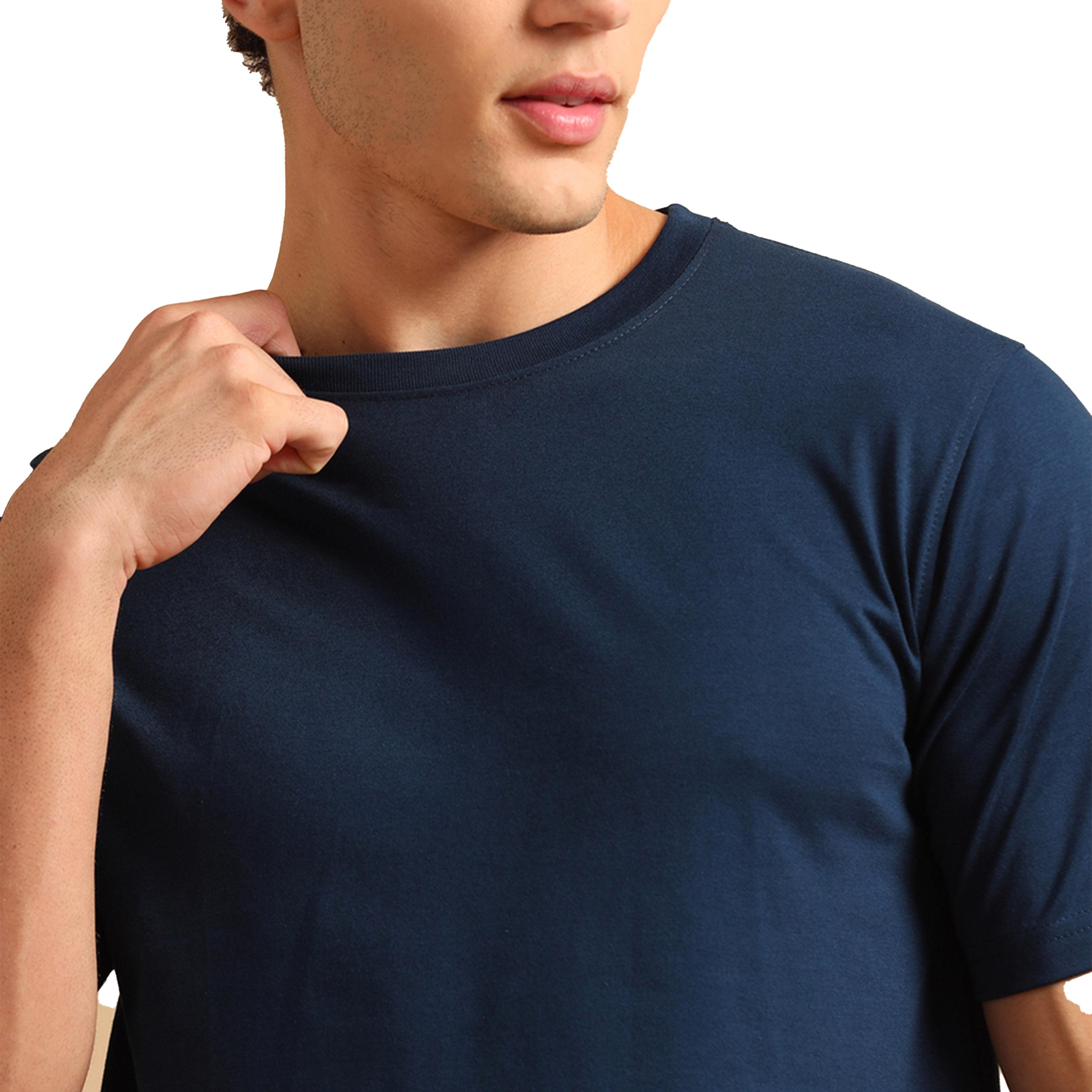Bushirt X Styli Solid Round Neck Short Sleeve T-Shirt-men-clothing-tshirtsandpolos-tshirts-image-5