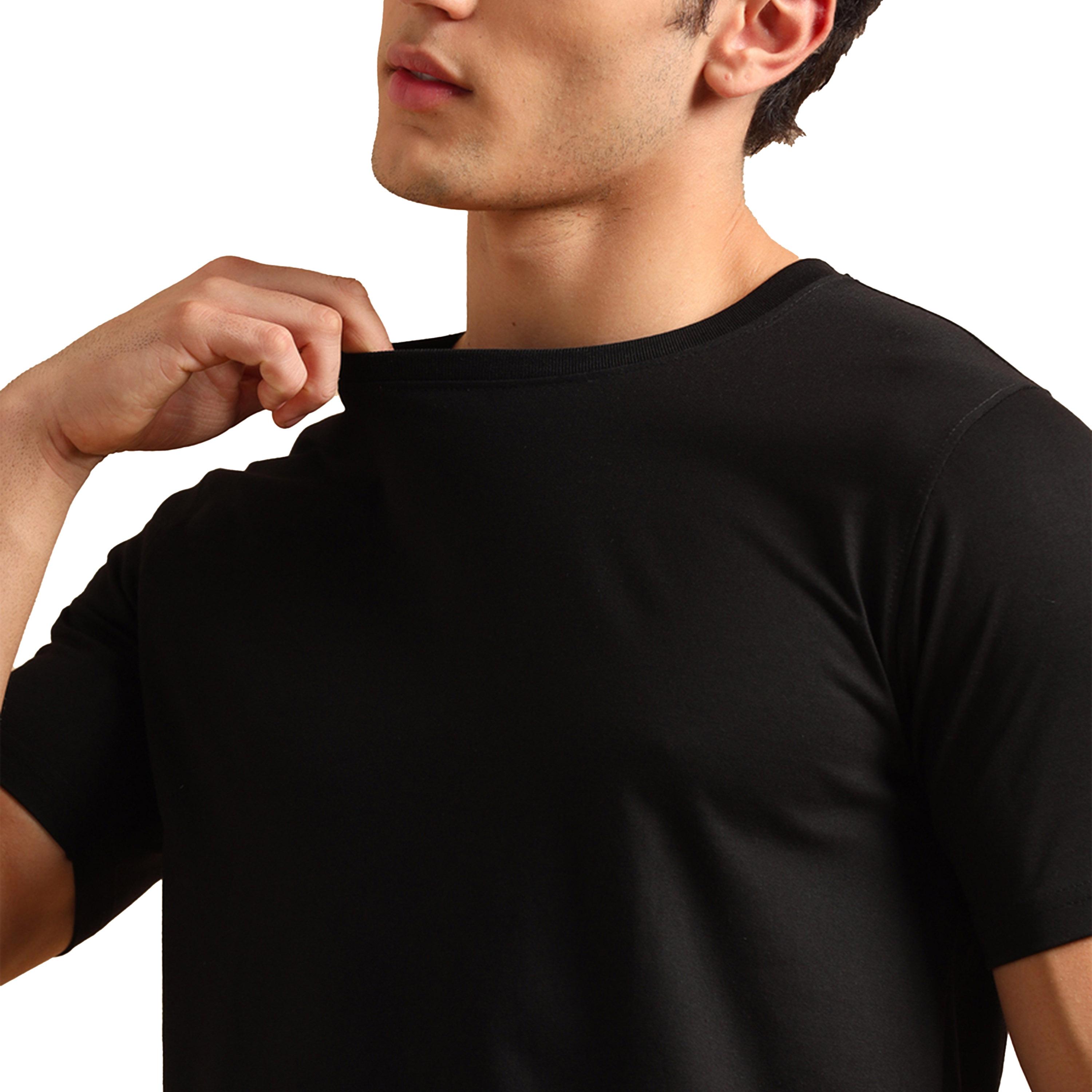بوشيرت × ستايلي-  تي شيرت سادة برقبة دائرية وأكمام قصيرة-men-clothing-tshirtsandpolos-tshirts-image-5
