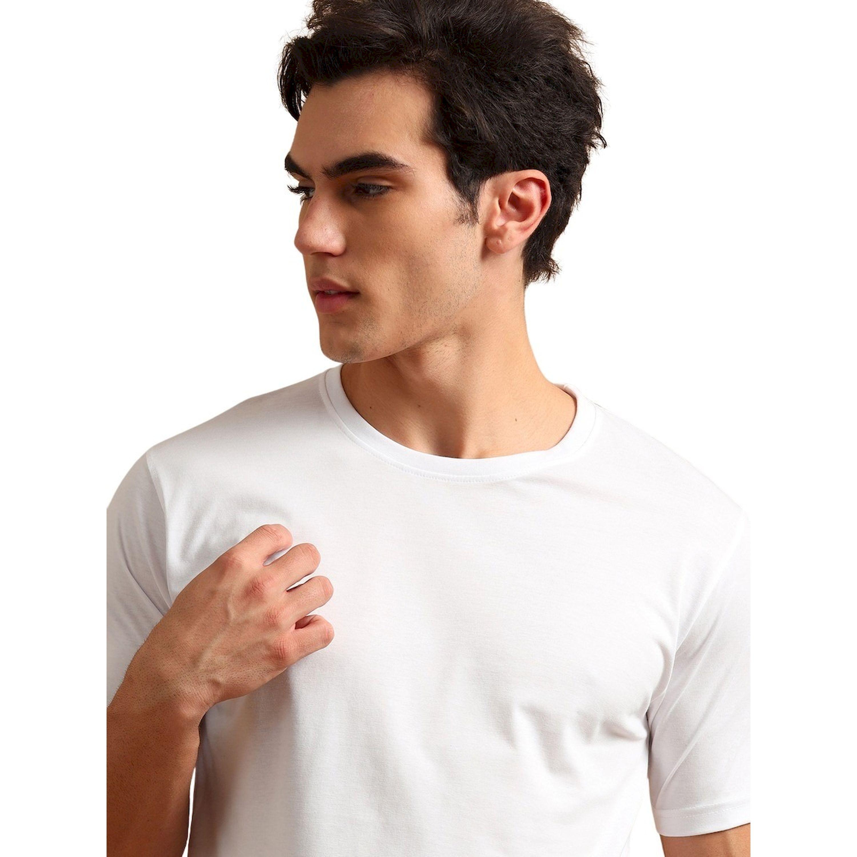 بوشيرت × ستايلي-  تي شيرت سادة ياقة دائرية وقصة عادية-men-clothing-tshirtsandpolos-tshirts-image-4