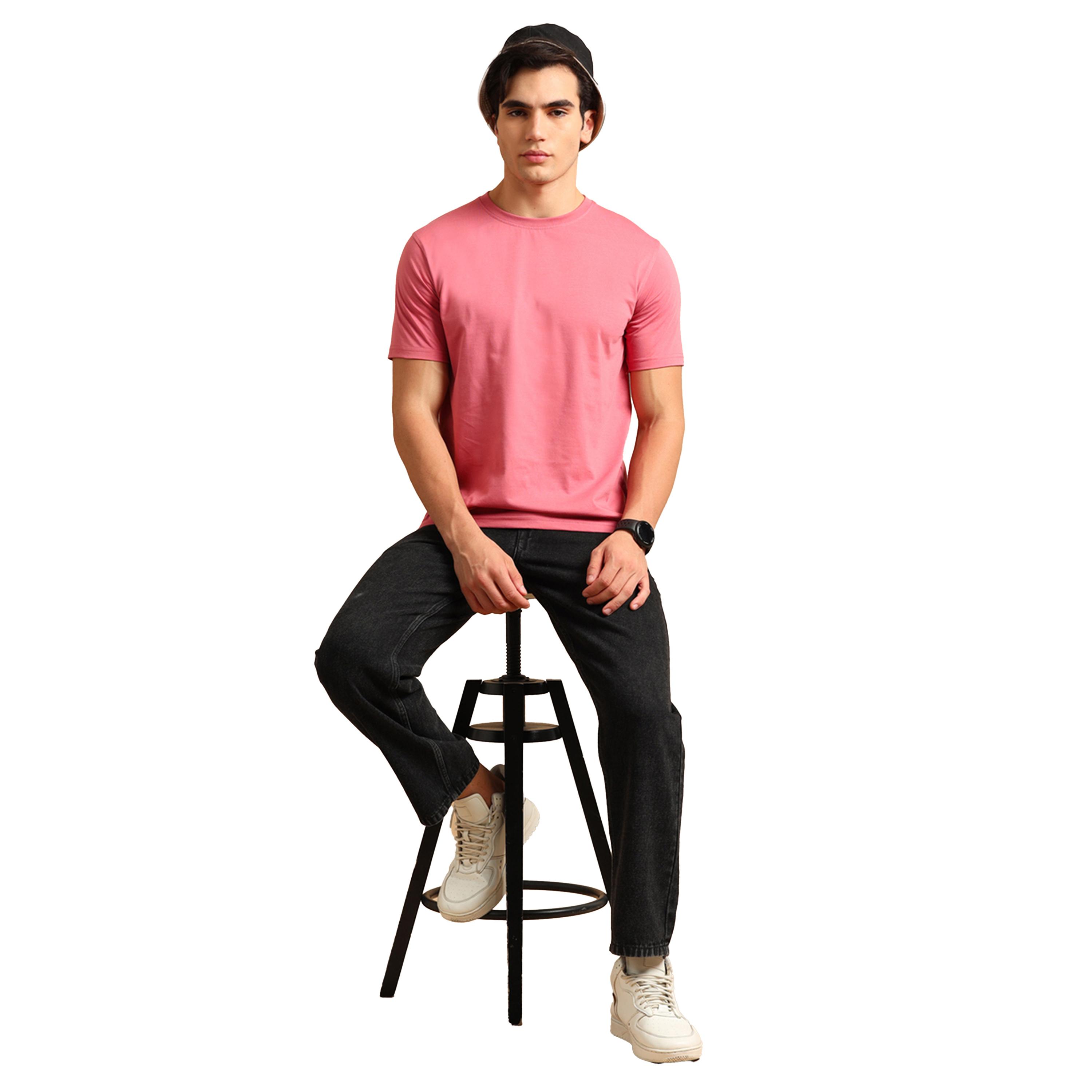 Bushirt X Styli Solid Short Sleeve Round Neck T-Shirt-men-clothing-tshirtsandpolos-tshirts-image-2