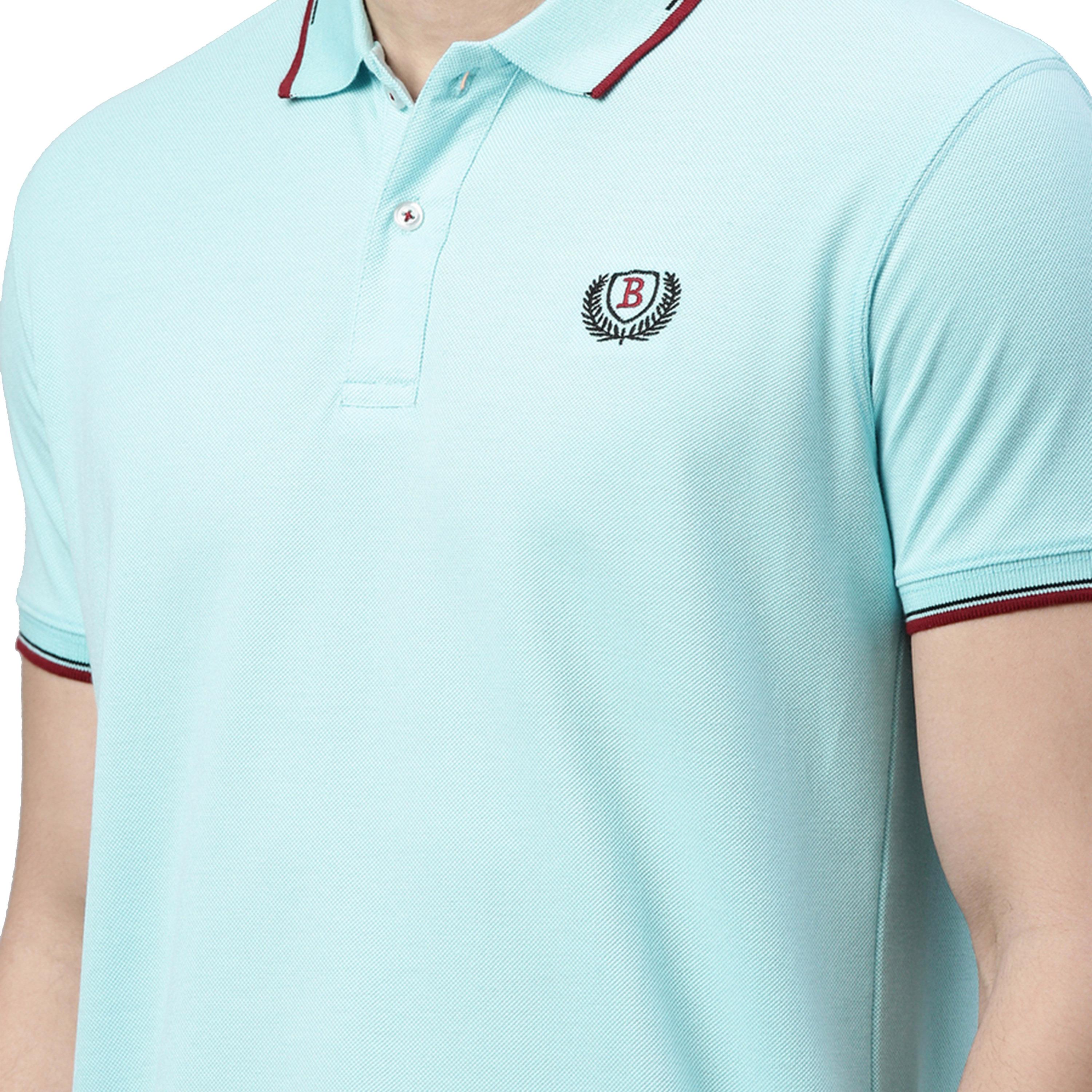 بوشيرت × ستايلي-  تي شيرت مطرز قصّة عادية وياقة بولو-men-clothing-tshirtsandpolos-tshirts-image-5