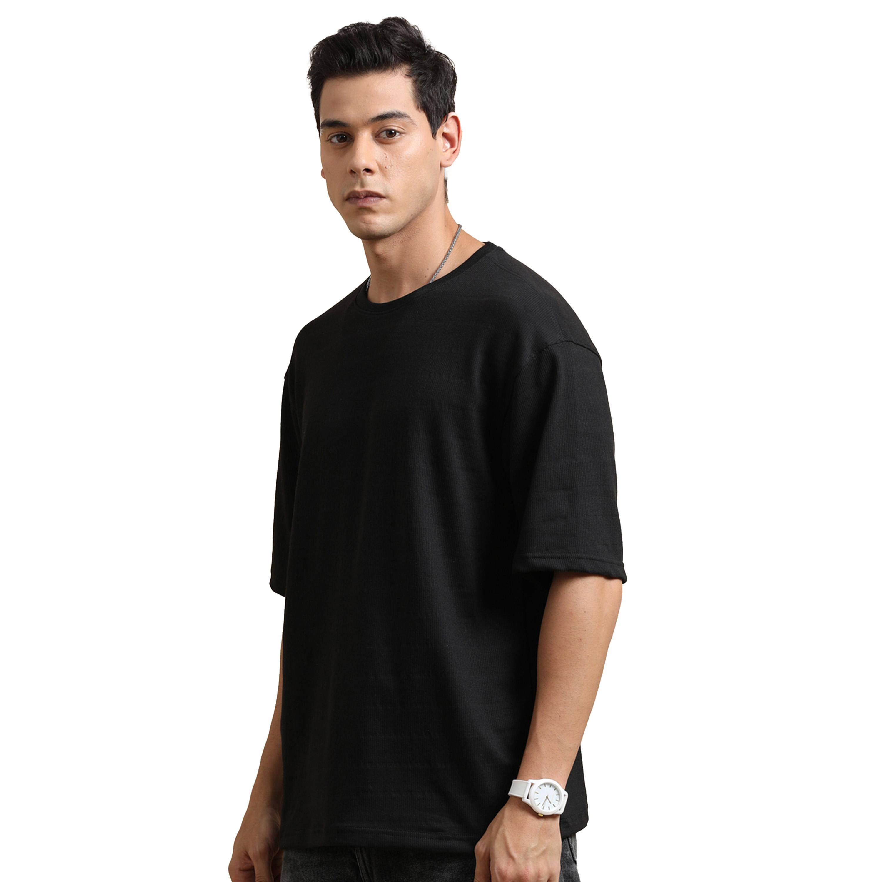 Bushirt X Styli Solid Round Neck Oversized T-Shirt-men-clothing-tshirtsandpolos-tshirts-image-3