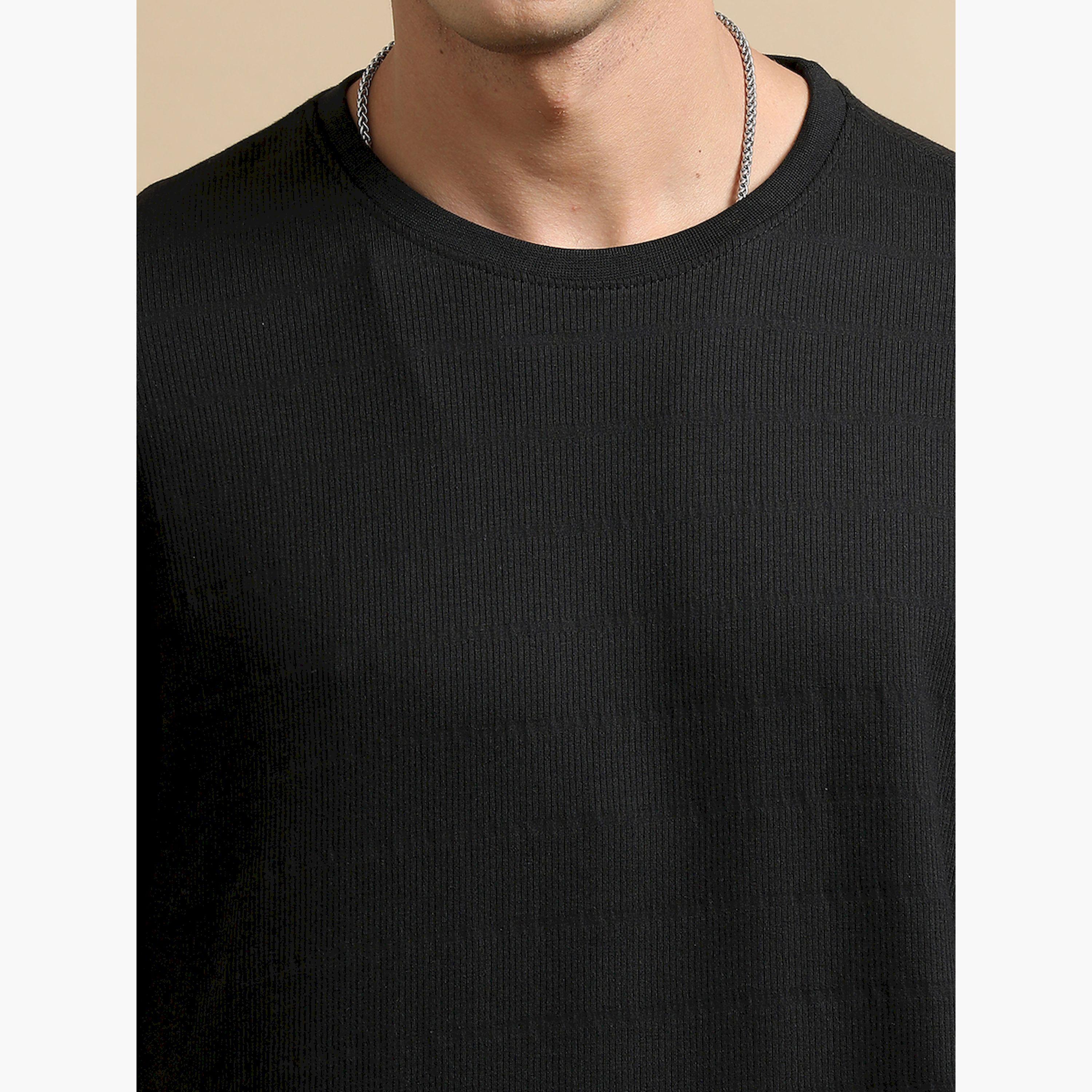Bushirt X Styli Solid Round Neck Oversized T-Shirt-men-clothing-tshirtsandpolos-tshirts-image-5