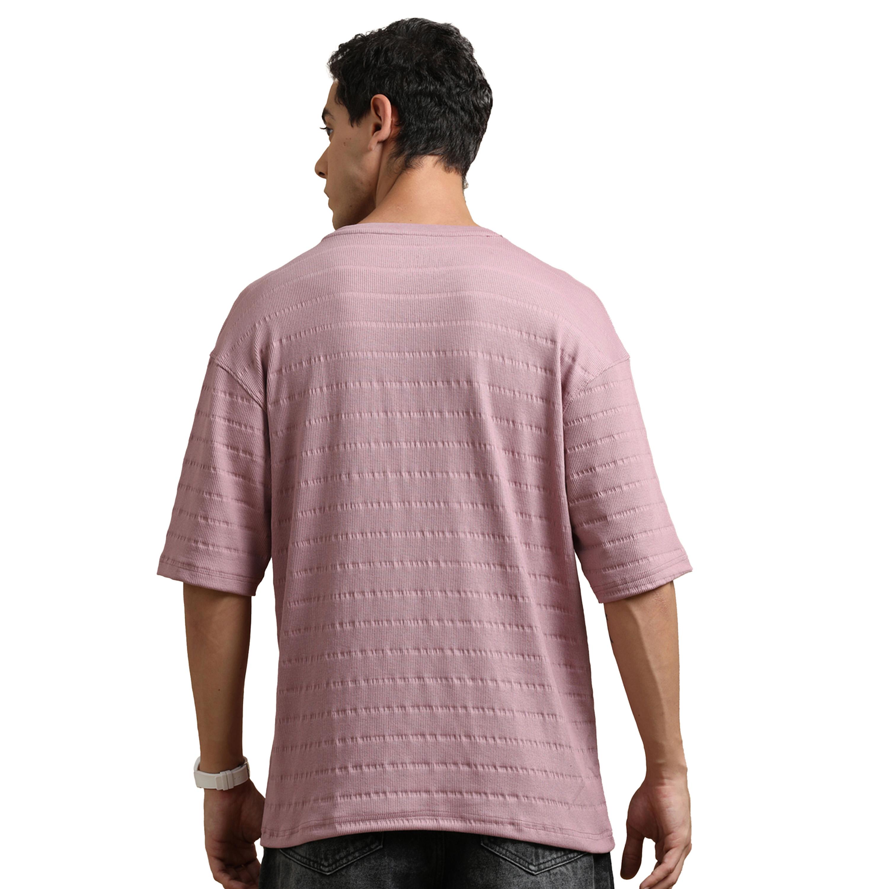 Bushirt X Styli Textured Round Neck Oversized T-Shirt-men-clothing-tshirtsandpolos-tshirts-image-3