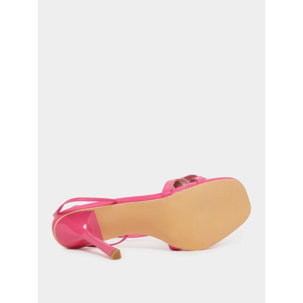 Styli Bow Detail Singback Stiletto Heel Sandals-women-shoes-sandals-heeled-image-8