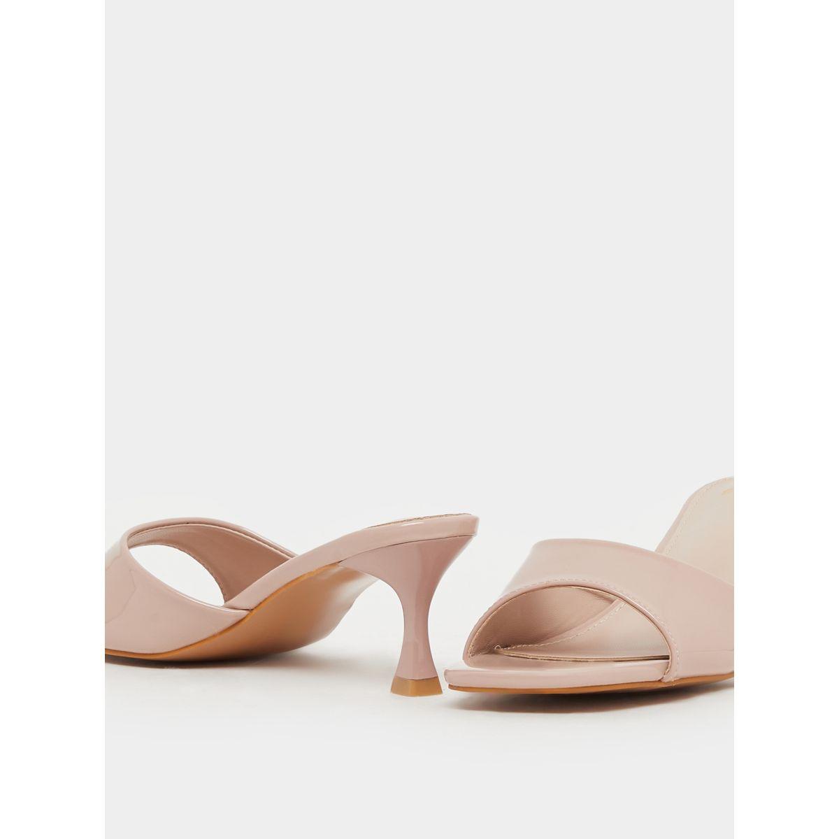 Styli Solid Open Toe Stiletto Heel Sandals-women-shoes-sandals-heeled-image-3