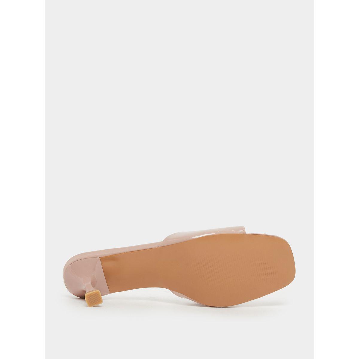 Styli Solid Open Toe Stiletto Heel Sandals-women-shoes-sandals-heeled-image-6