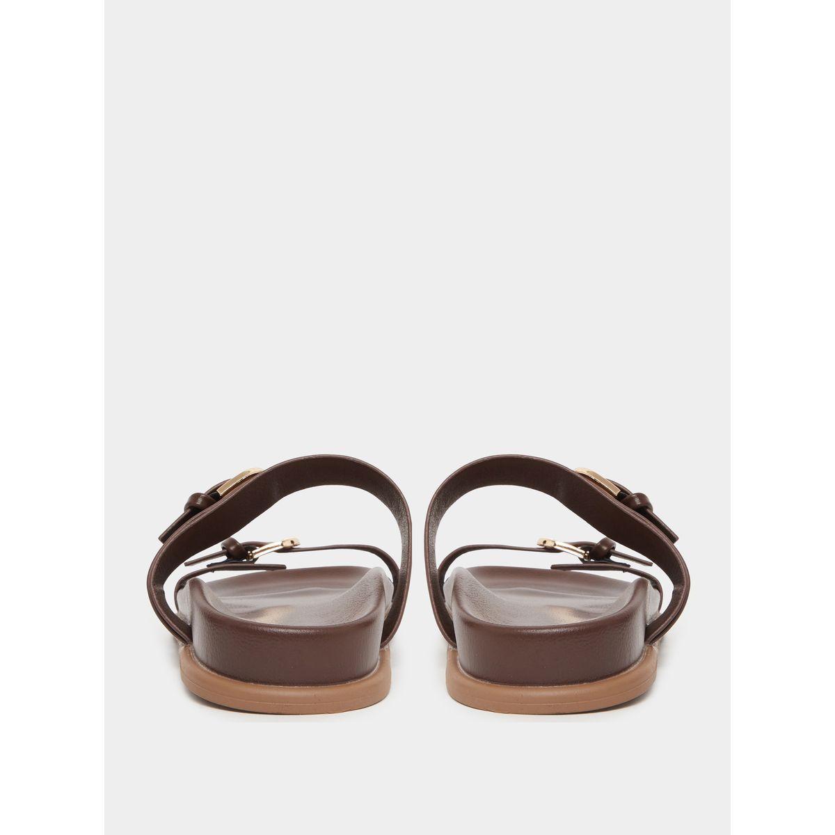 صندل مزين بإبزيم وسيور مزدوجة-women-shoes-sandals-flats-image-11