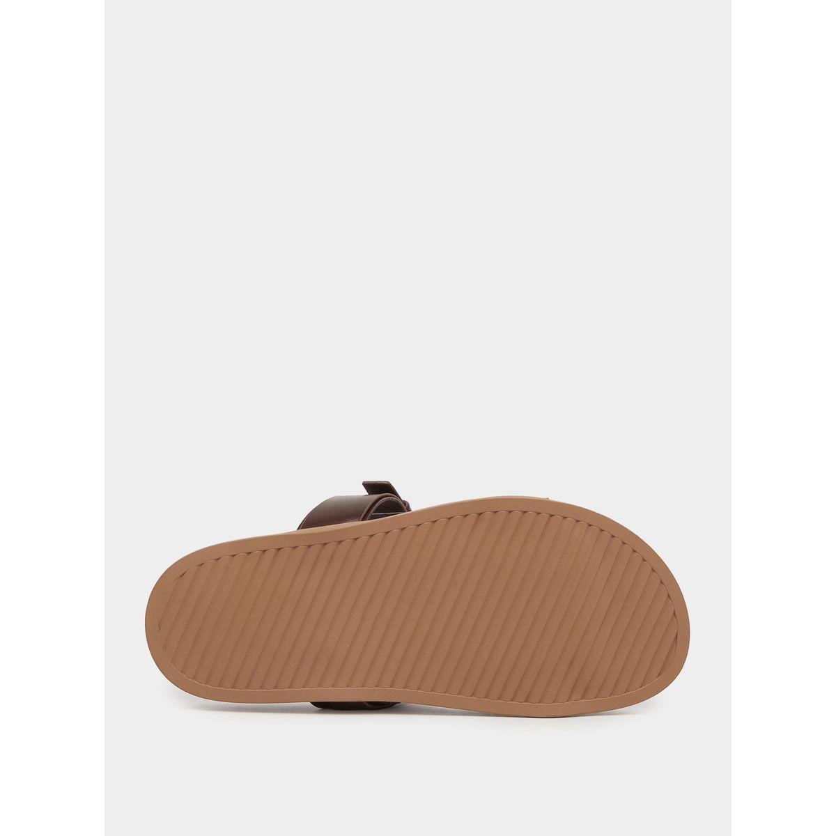 صندل مزين بإبزيم وسيور مزدوجة-women-shoes-sandals-flats-image-6