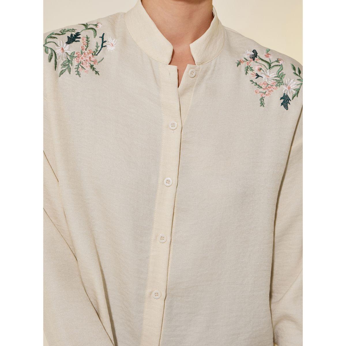 Styli Embroidered Detail Long Sleeve Regular Fit Shirt-women-clothing-shirtsandblouses-shirts-image-3